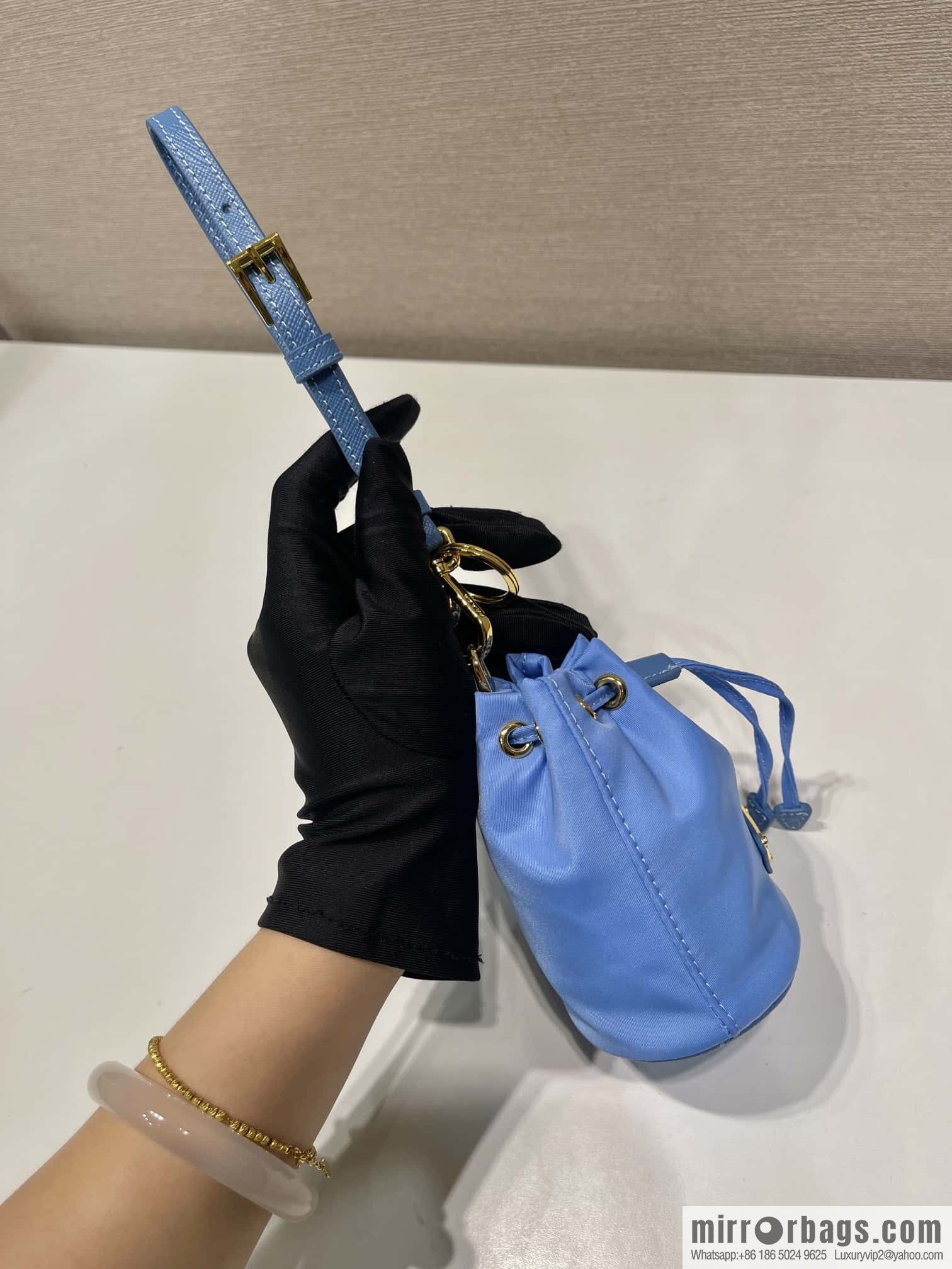 PRADA 🎉 mini bucket bag 🎉 1TT202 new 🎉 blue