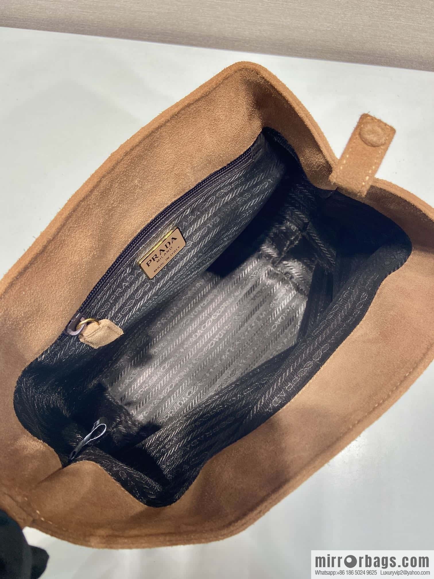 PRADA 🎉 medieval suede 🎉 1BD601 suede