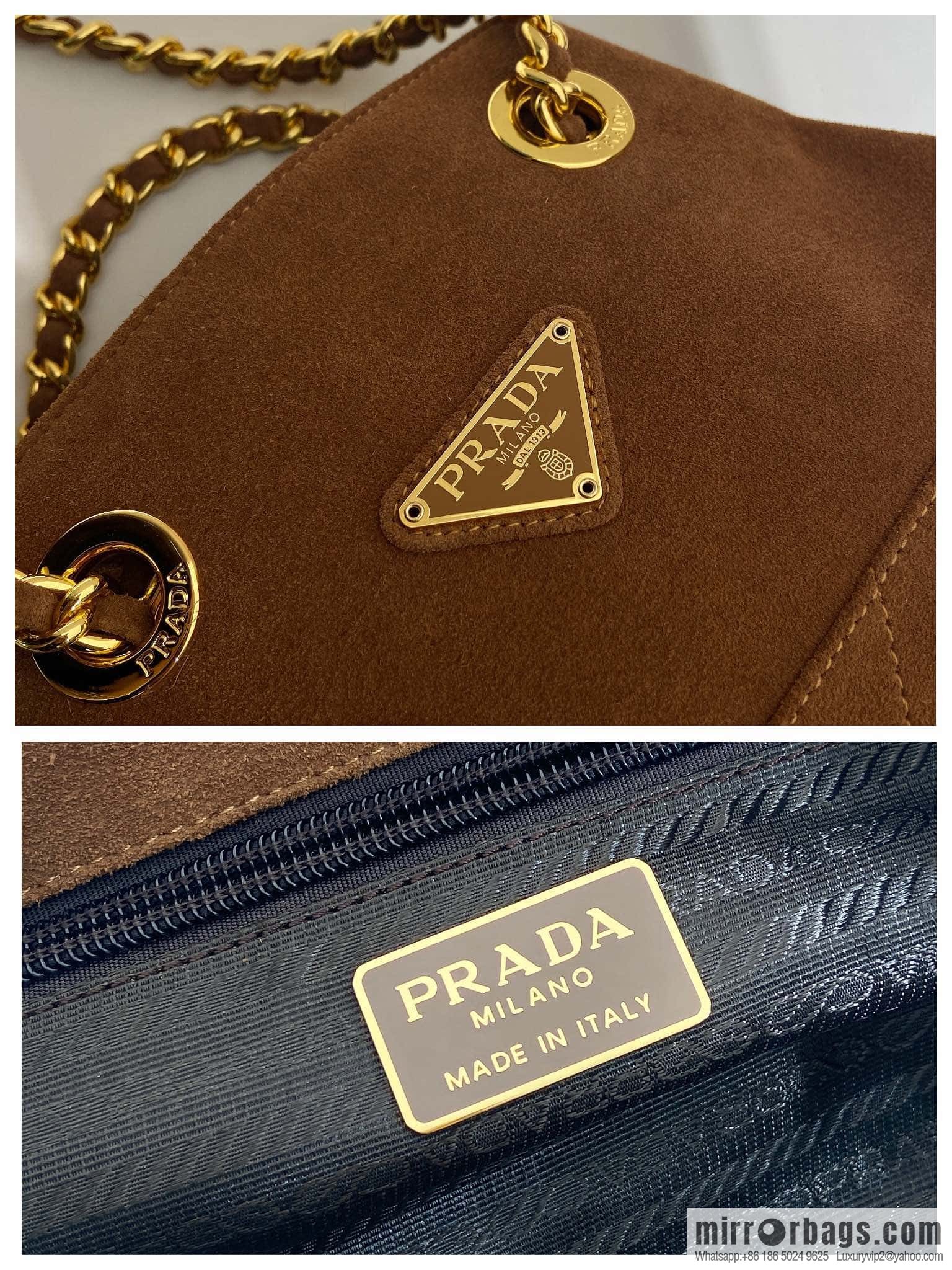 PRADA 🎉 medieval suede 🎉 1BD601 suede