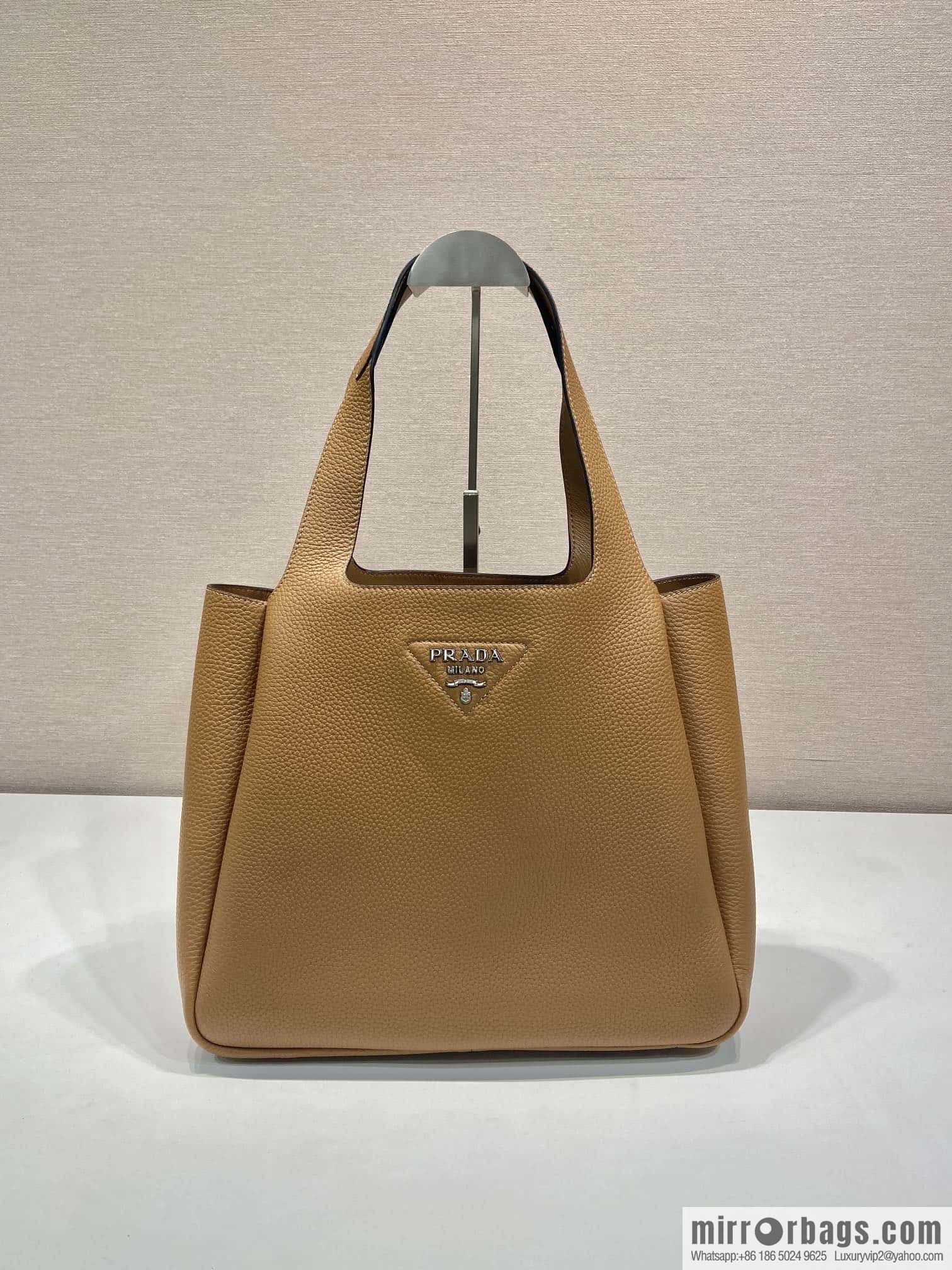 PRADA 🎉 large vegetable basket 🎉 1BG338 large bucket bag 🎉 brown