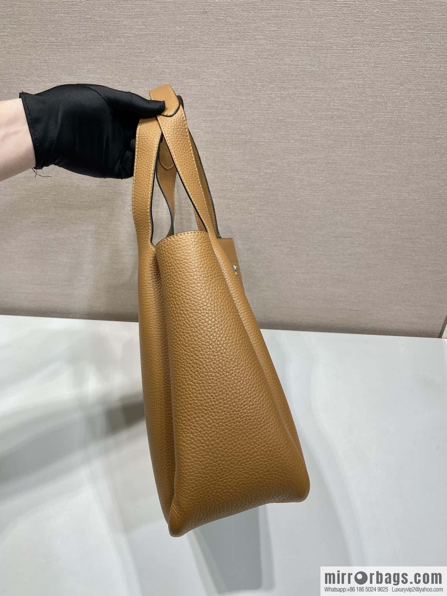 PRADA 🎉 large vegetable basket 🎉 1BG338 large bucket bag 🎉 brown