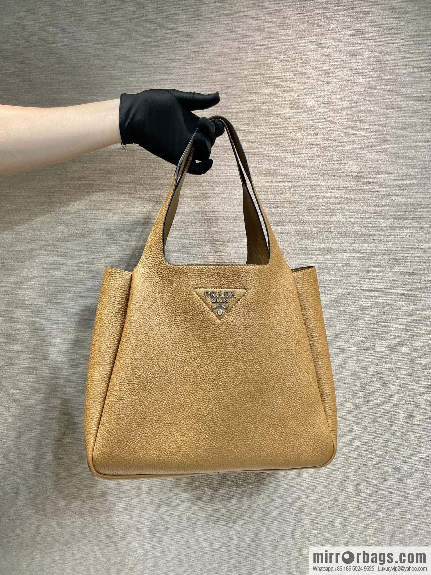 PRADA 🎉 large vegetable basket 🎉 1BG338 large bucket bag 🎉 brown
