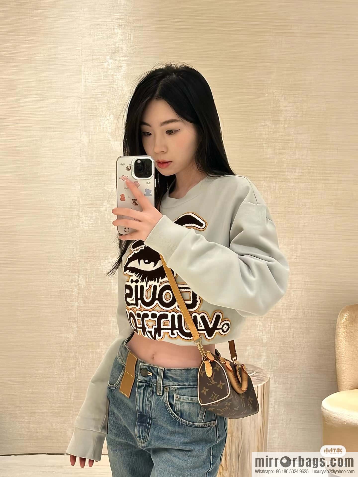 LV 𝐍𝐀𝐍𝐎 𝐒𝐏𝐄𝐄𝐃𝐘 𝐌𝐈𝐍𝐈 chip diamond beating code pillow bag series M81085