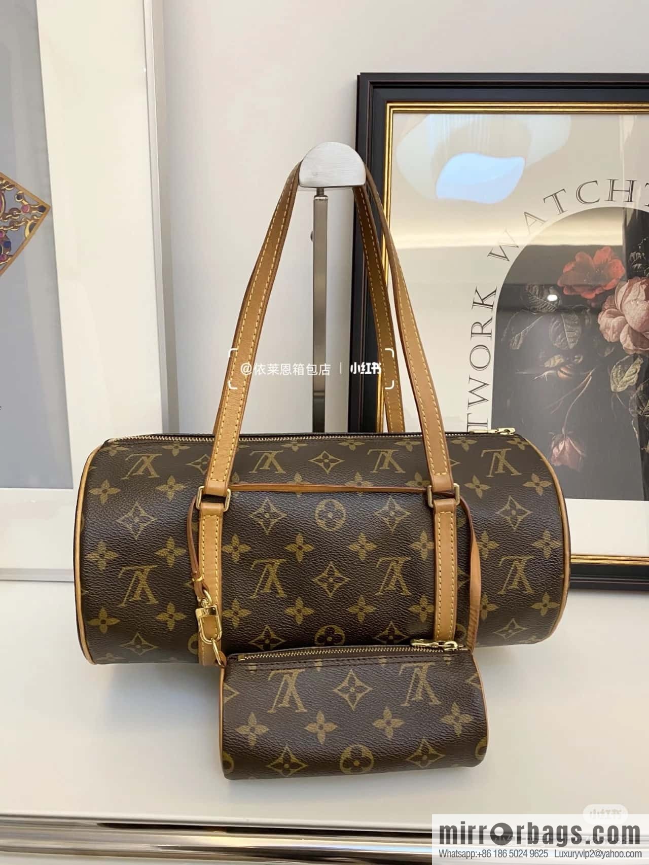 [Original order boutique] M51385 old flower mother and child bag, gong and drum bag medieval bag series vintage limited edition Monogran mother and child bag