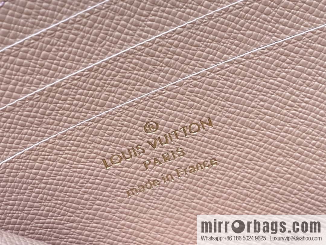 [Original order boutique] M83476 presbyopia pink, zipper wallet series NEW Noah Compact wallet