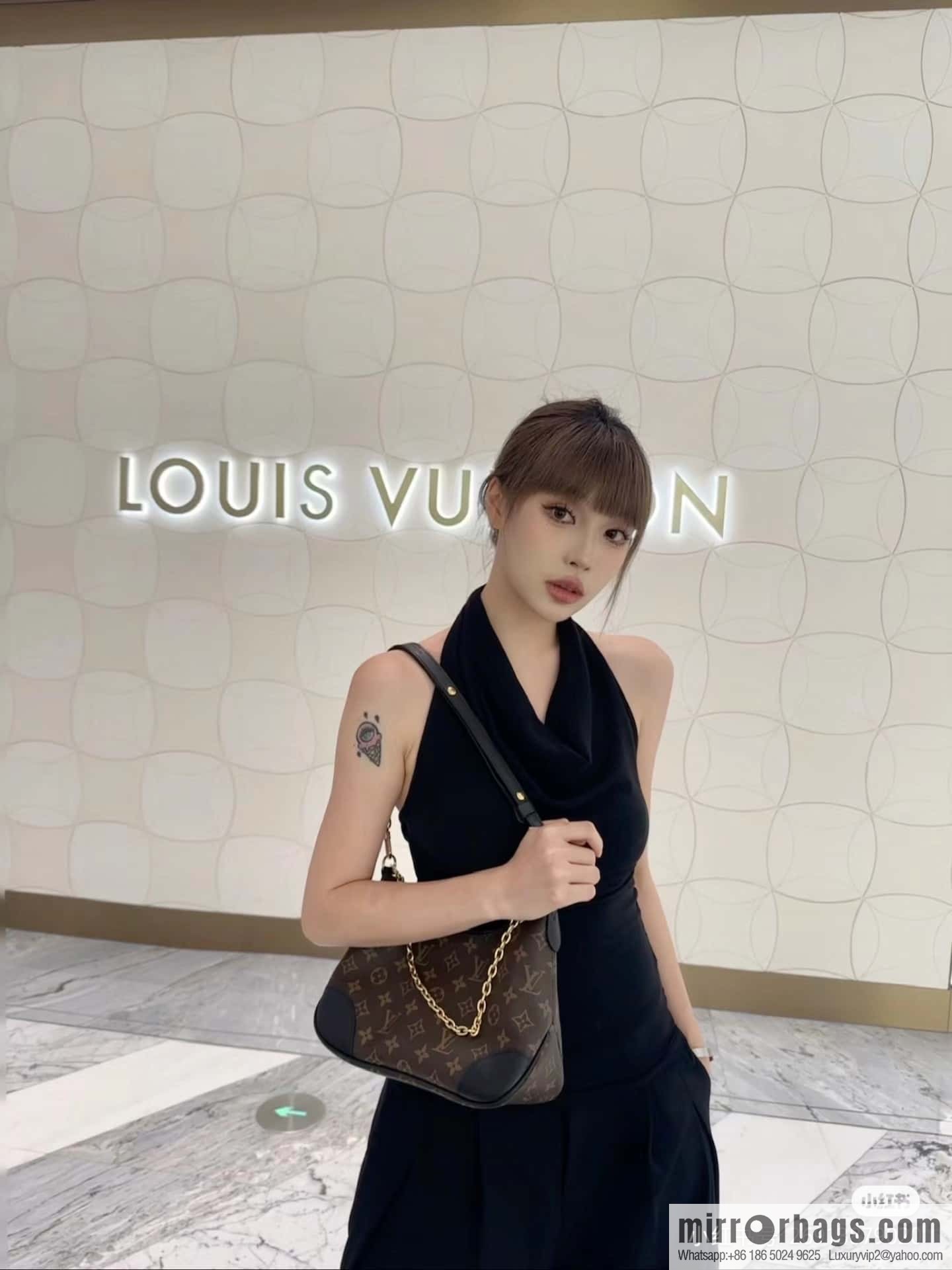 LV 𝐁𝐎𝐔𝐋𝐎𝐆𝐍𝐄 chip diamond beating horn series #M