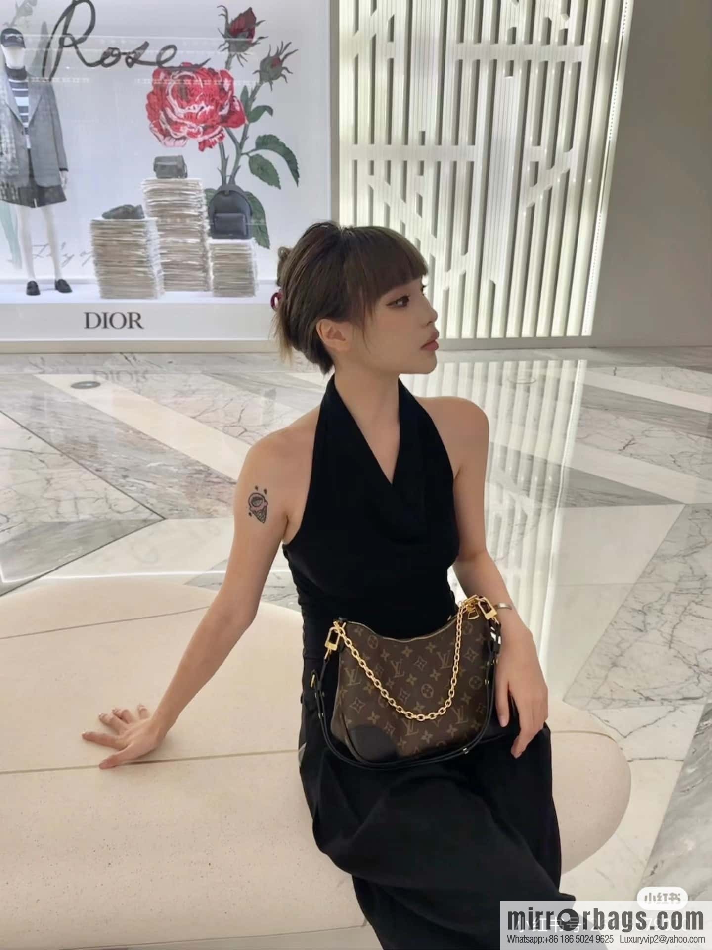 LV 𝐁𝐎𝐔𝐋𝐎𝐆𝐍𝐄 chip diamond beating horn series #M