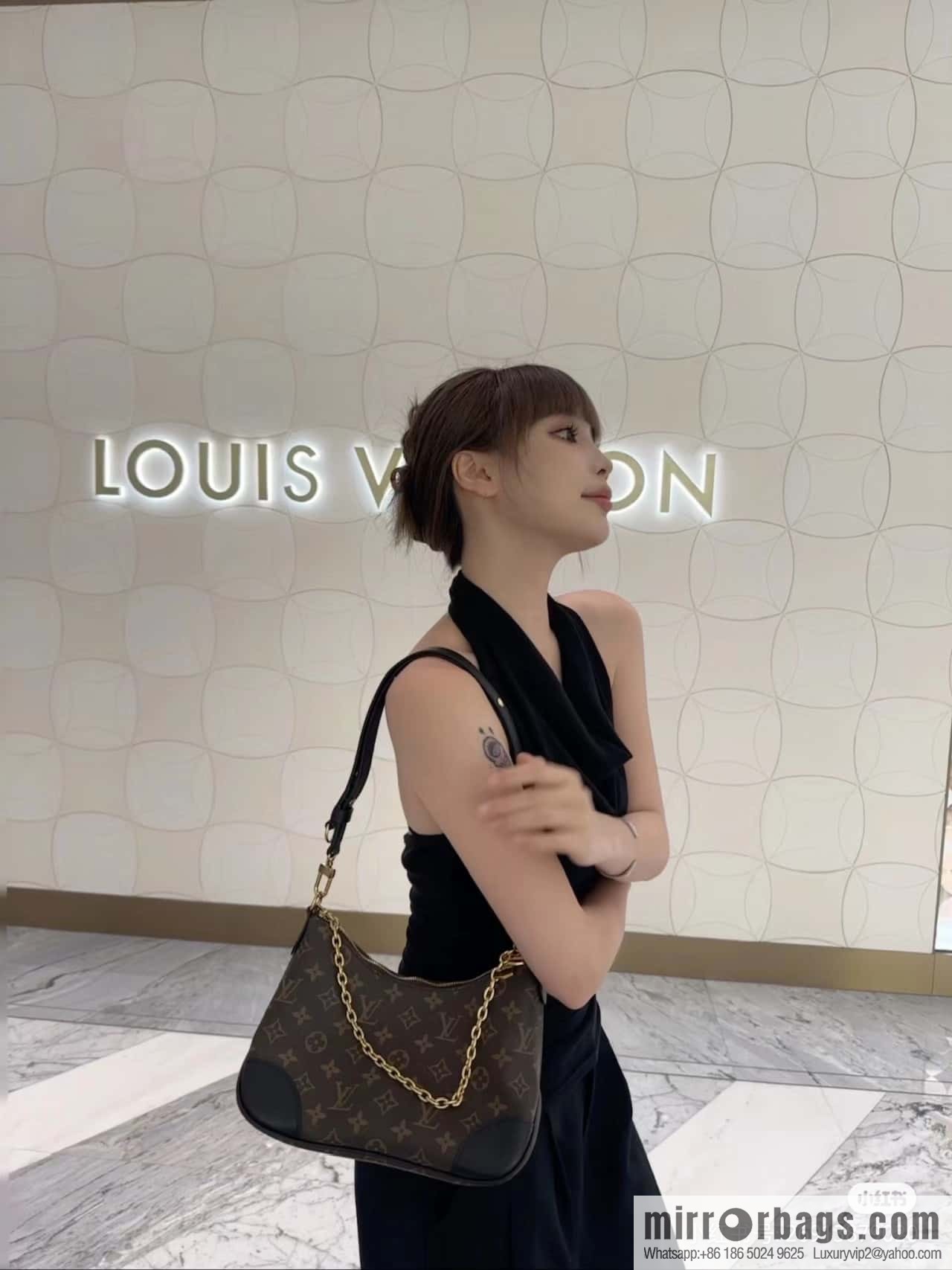 LV 𝐁𝐎𝐔𝐋𝐎𝐆𝐍𝐄 chip diamond beating horn series #M