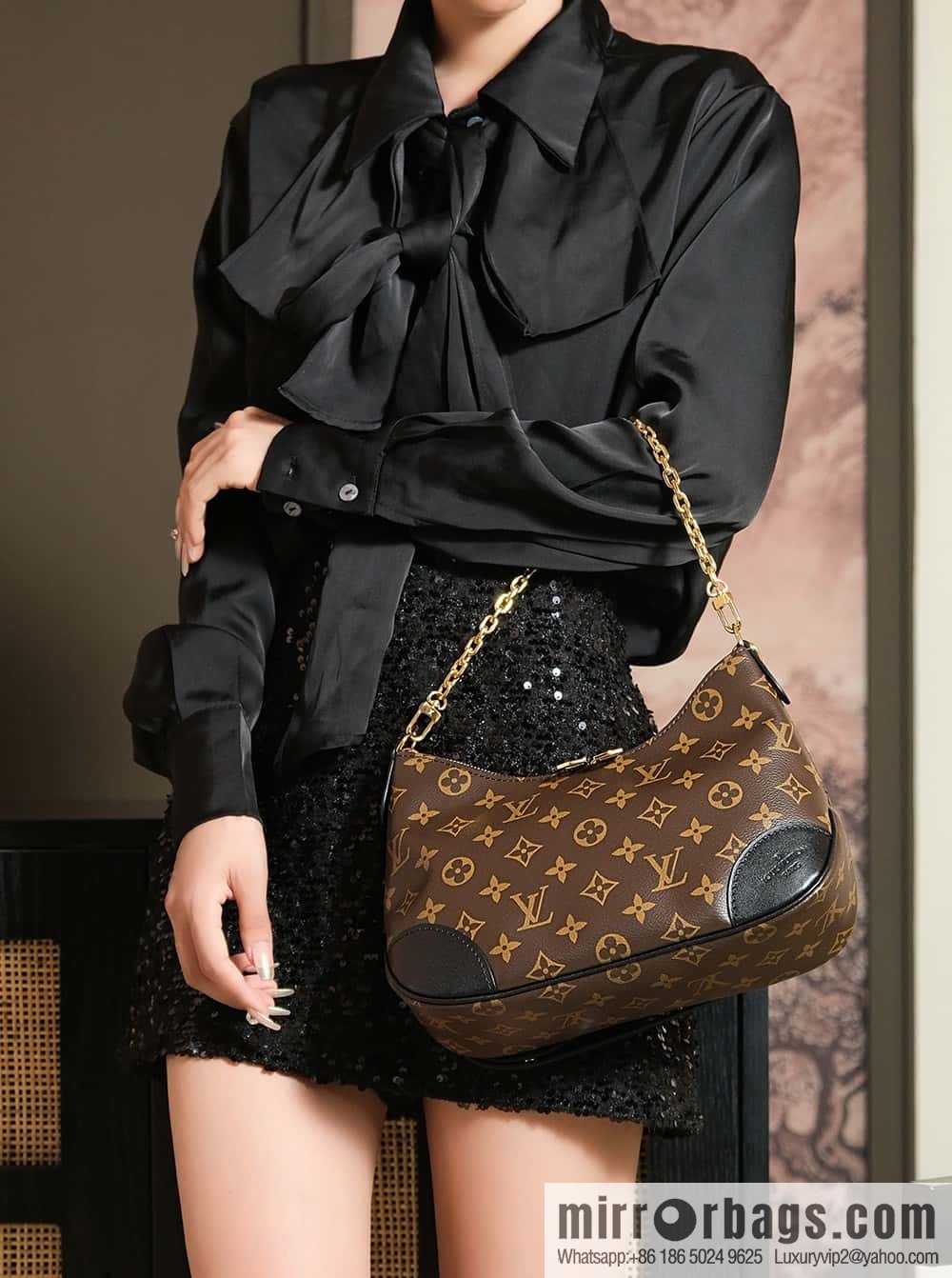 LV 𝐁𝐎𝐔𝐋𝐎𝐆𝐍𝐄 chip diamond beating horn series #M