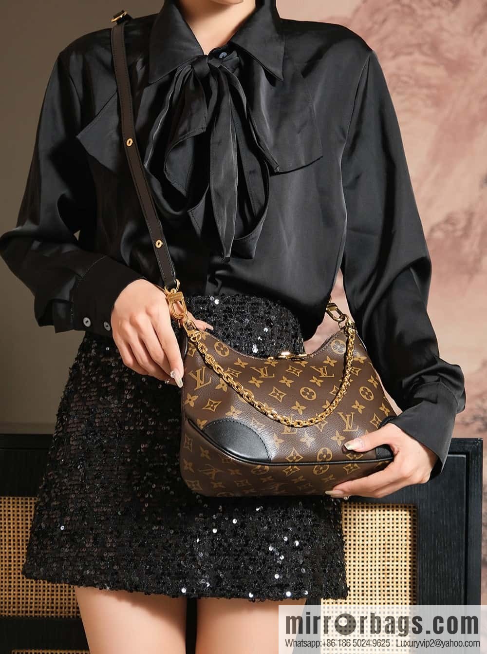 LV 𝐁𝐎𝐔𝐋𝐎𝐆𝐍𝐄 chip diamond beating horn series #M