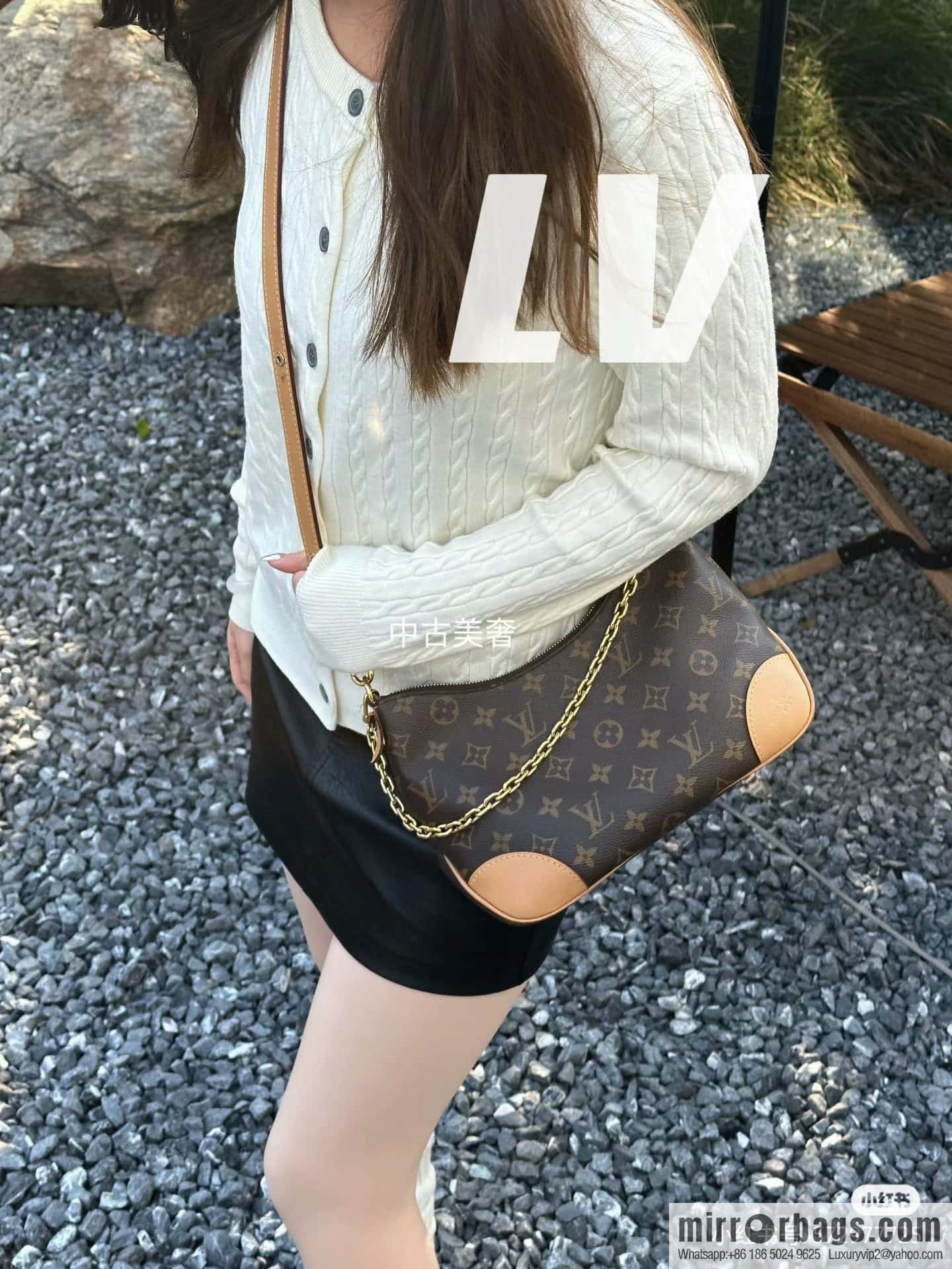 LV 𝐁𝐎𝐔𝐋𝐎𝐆𝐍𝐄 chip diamond beating horn series #M