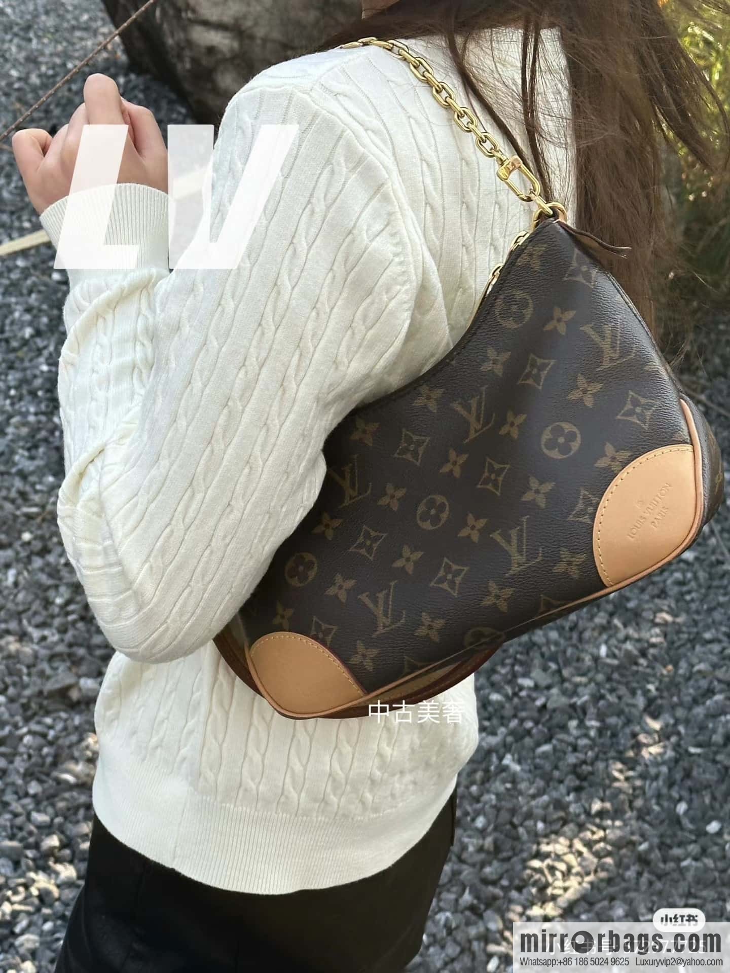 LV 𝐁𝐎𝐔𝐋𝐎𝐆𝐍𝐄 chip diamond beating horn series #M