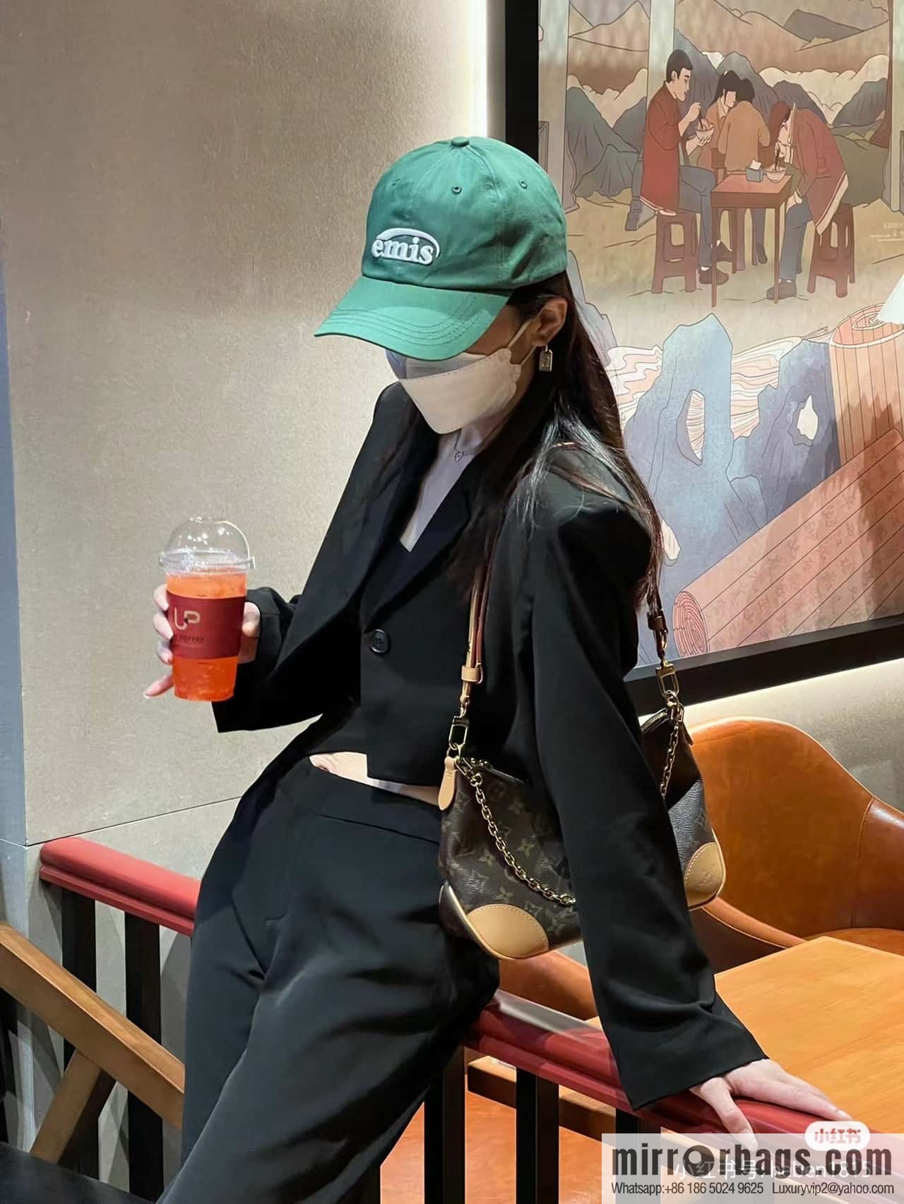LV 𝐁𝐎𝐔𝐋𝐎𝐆𝐍𝐄 chip diamond beating horn series #M