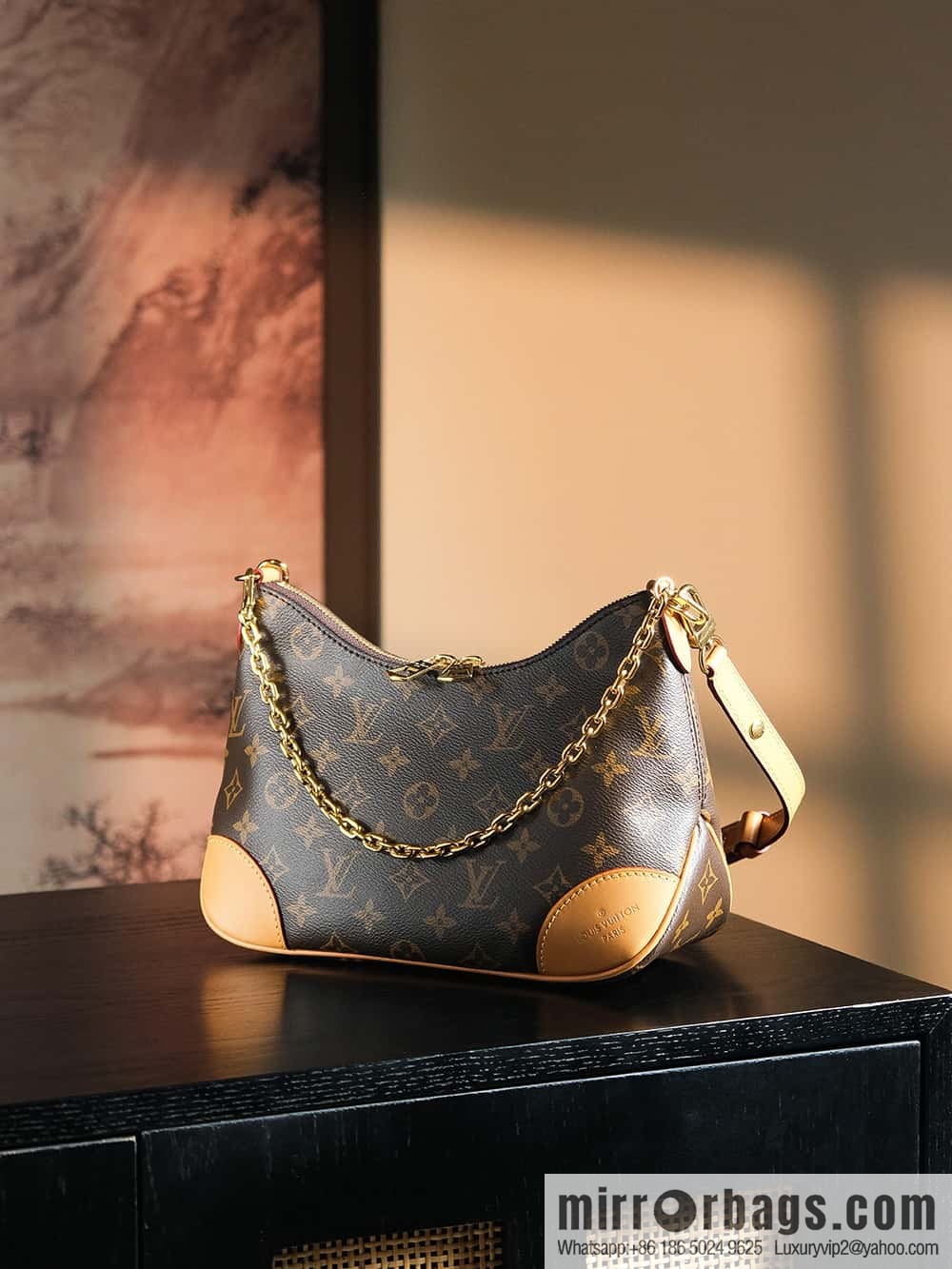 LV 𝐁𝐎𝐔𝐋𝐎𝐆𝐍𝐄 chip diamond beating horn series #M