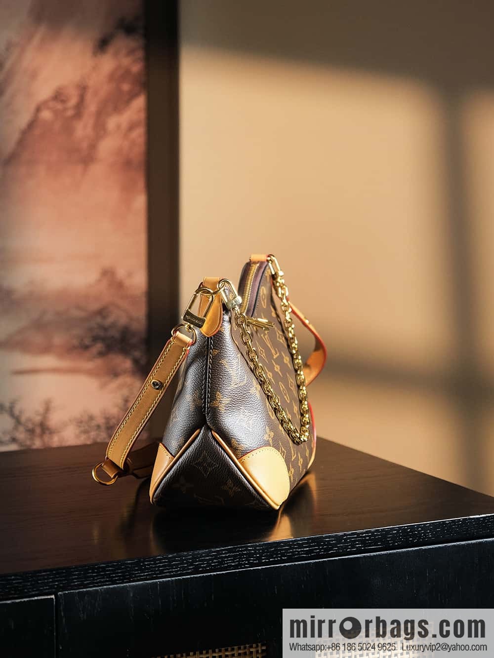 LV 𝐁𝐎𝐔𝐋𝐎𝐆𝐍𝐄 chip diamond beating horn series #M