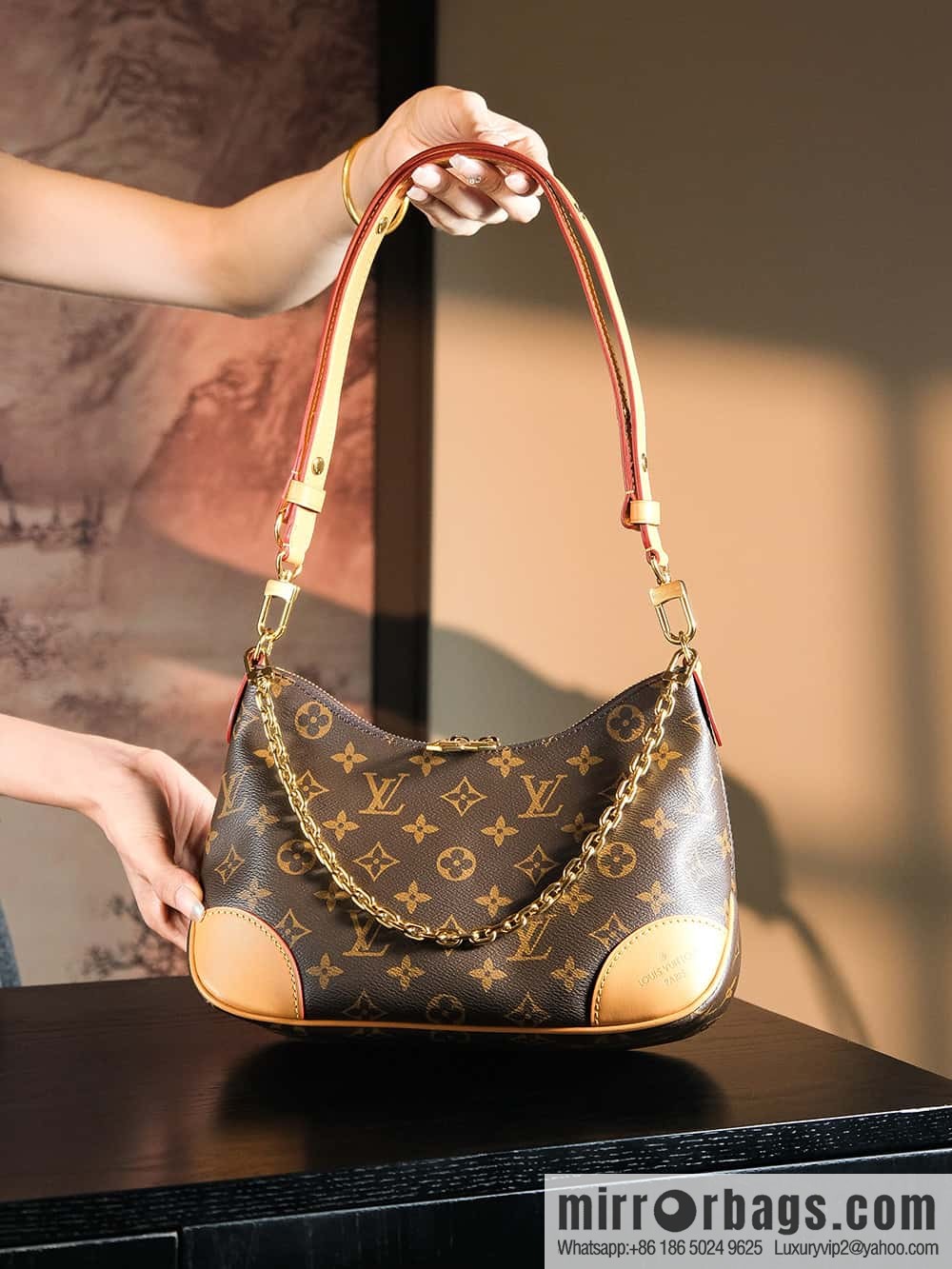 LV 𝐁𝐎𝐔𝐋𝐎𝐆𝐍𝐄 chip diamond beating horn series #M