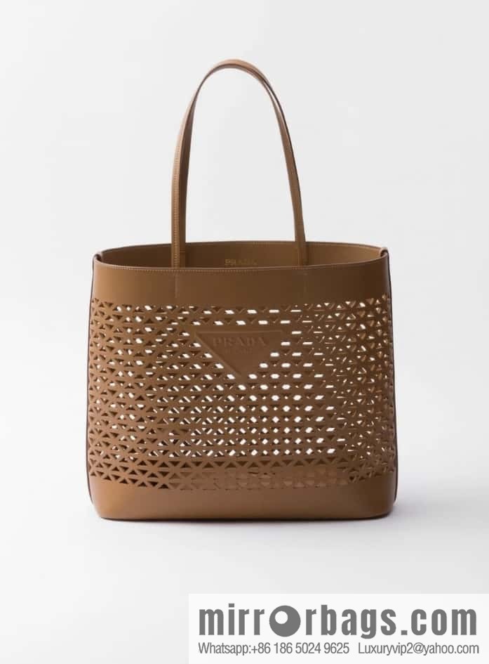PRADA 🎉 hollow tote bag 🎉 1BG503 hollow 🎉🎉 brown