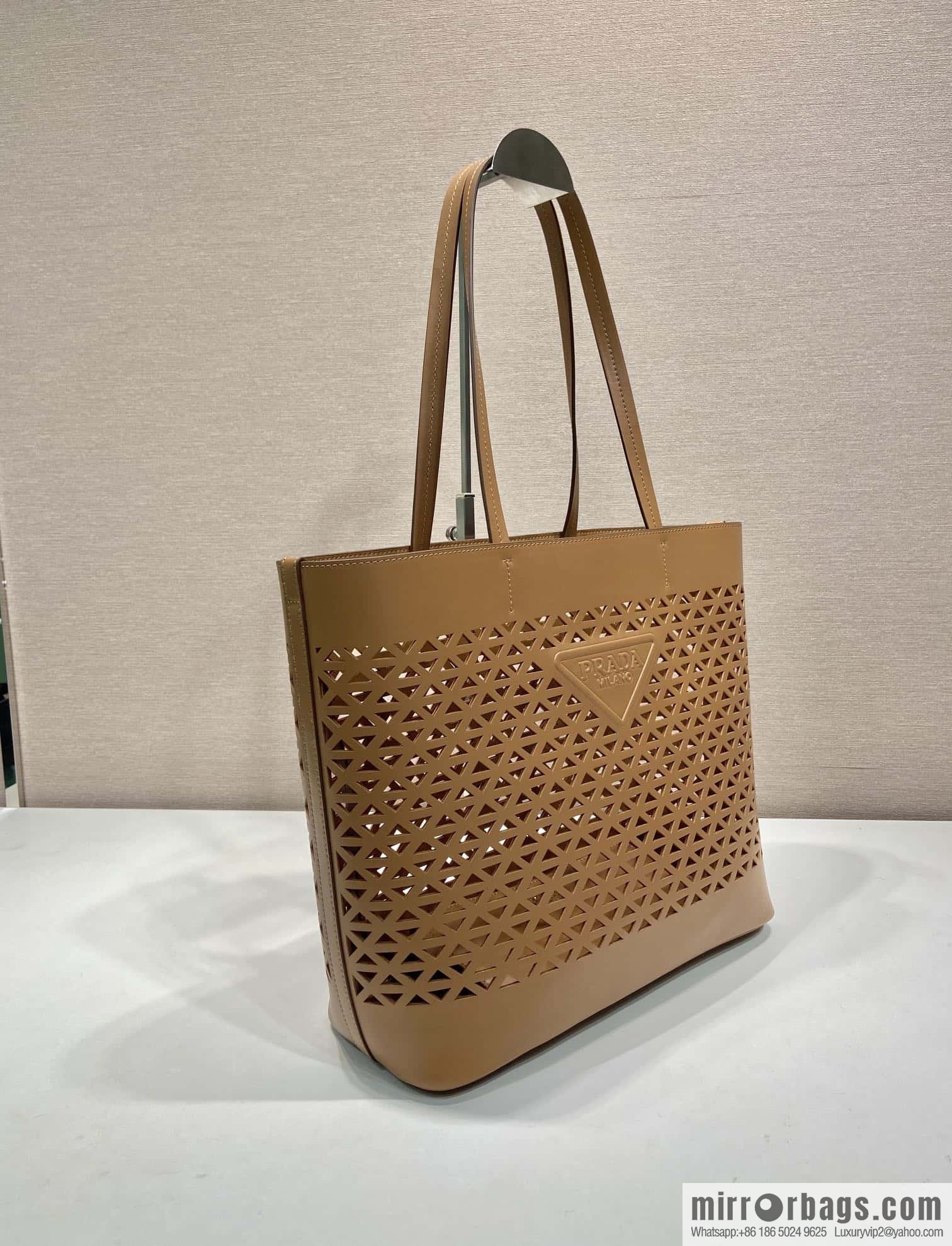 PRADA 🎉 hollow tote bag 🎉 1BG503 hollow 🎉🎉 brown