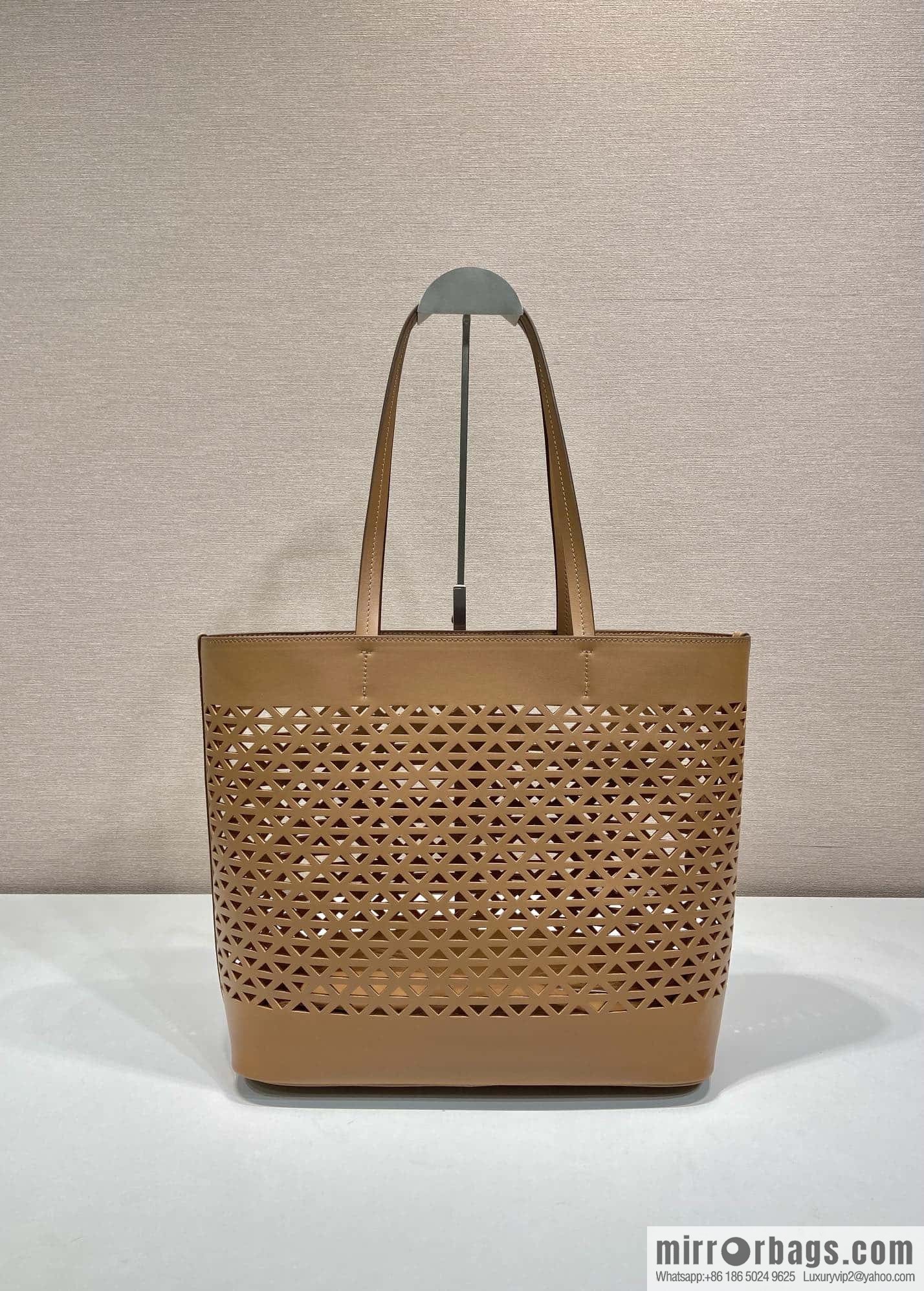 PRADA 🎉 hollow tote bag 🎉 1BG503 hollow 🎉🎉 brown