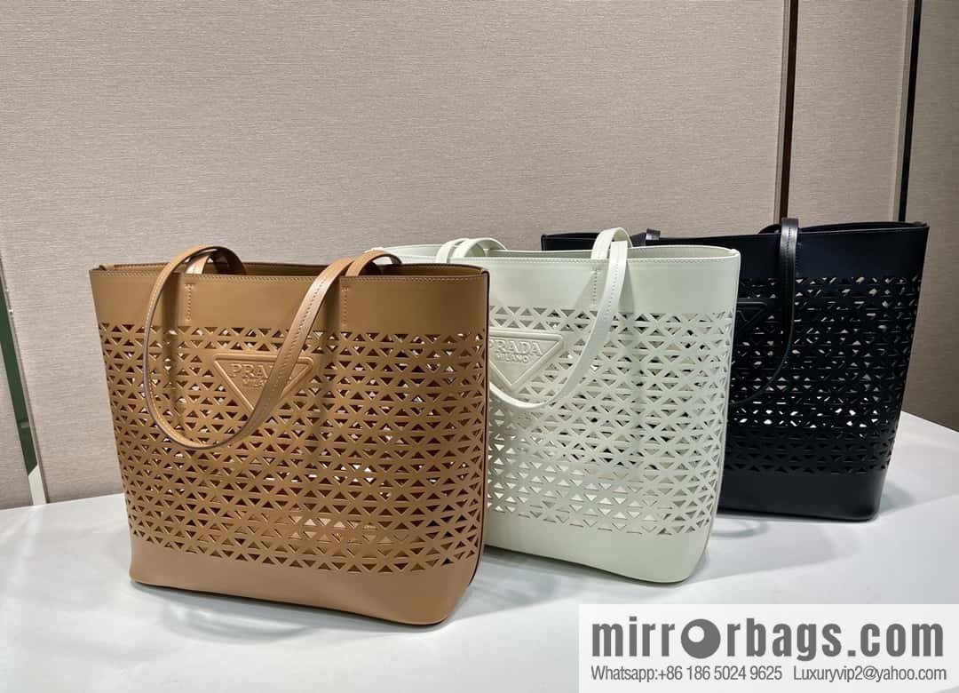 PRADA 🎉 hollow tote bag 🎉 1BG503 hollow 🎉🎉 brown