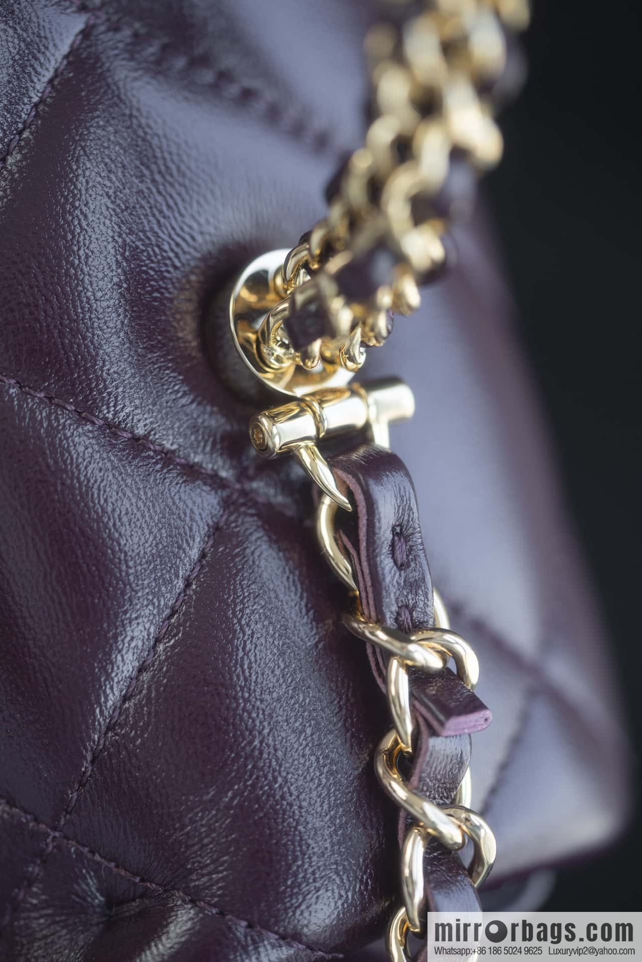 ππππππ πππ Flap New thick chain handle, burgundy, large AS5043 B17665 NZG79