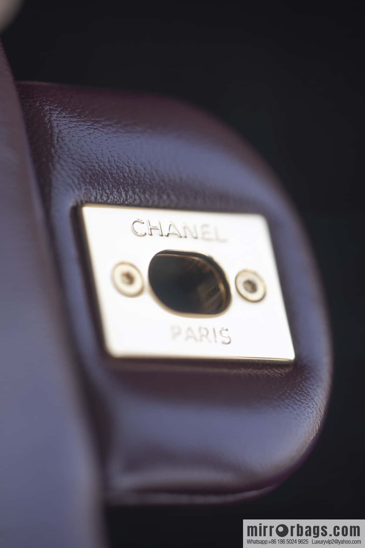 ππππππ πππ Flap New thick chain handle, burgundy, large AS5043 B17665 NZG79