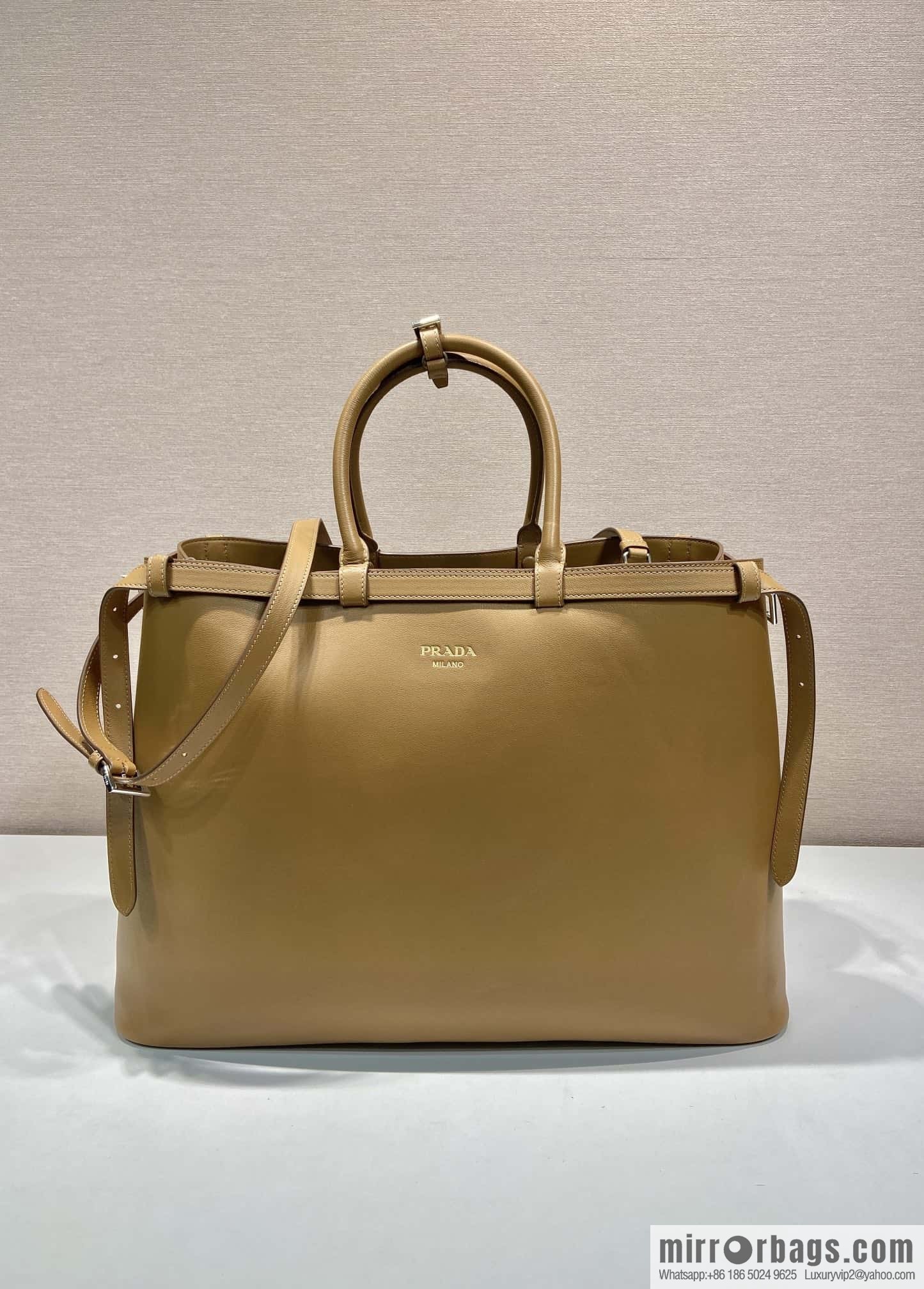 PRADA 🎉 new men's bag 🎉 1BG126 extra large 🎉🎉 brown