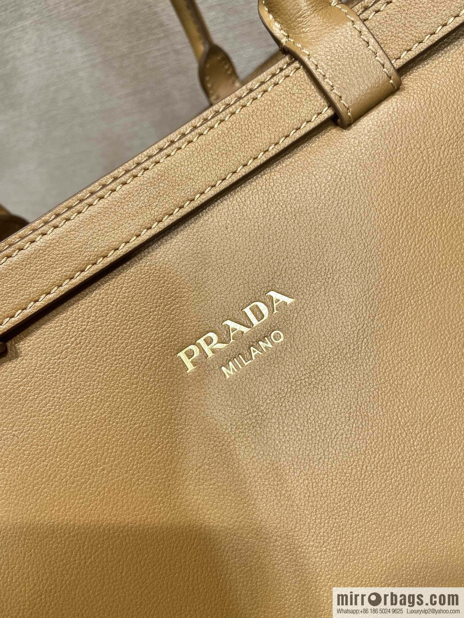 PRADA 🎉 new men's bag 🎉 1BG126 extra large 🎉🎉 brown