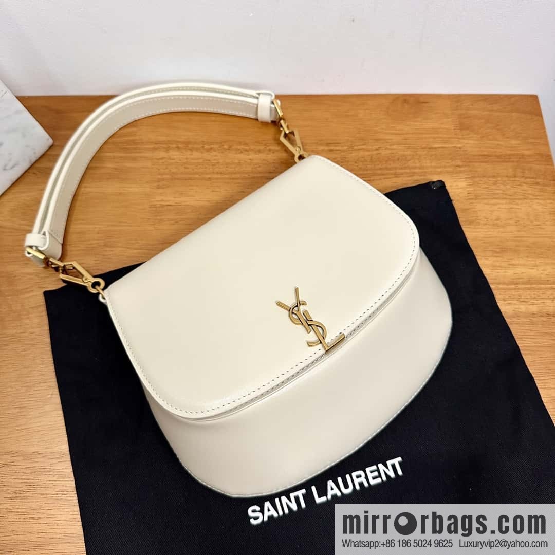 YSL 𝗩𝗢𝗟𝗧𝗔𝗜𝗥𝗘 𝗕𝗢𝗫 armpit/saddle bag 800846 white