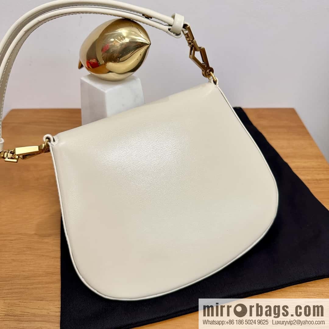 YSL 𝗩𝗢𝗟𝗧𝗔𝗜𝗥𝗘 𝗕𝗢𝗫 armpit/saddle bag 800846 white