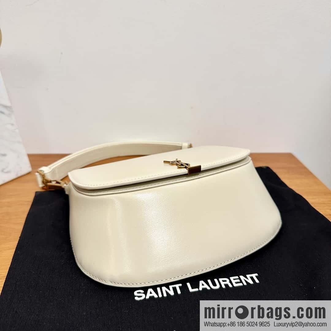 YSL 𝗩𝗢𝗟𝗧𝗔𝗜𝗥𝗘 𝗕𝗢𝗫 armpit/saddle bag 800846 white