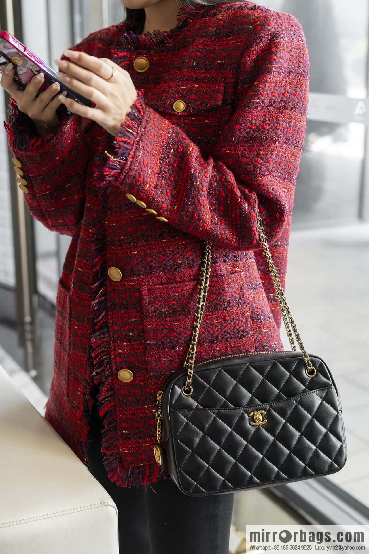 ππ‘ππ§ππ₯ πππ€ coin camera bag, large π· AS5187