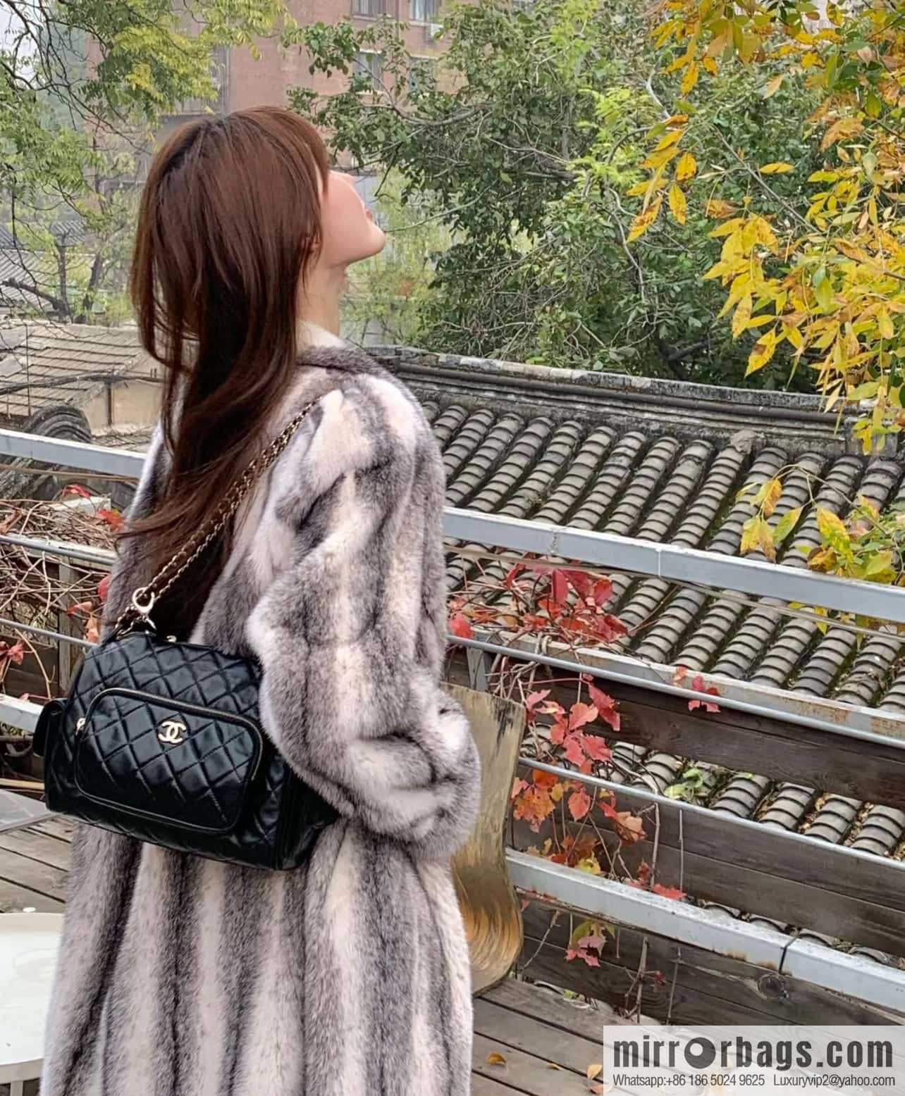 𝐂𝐇𝐀𝐍𝐄𝐋 𝟐𝟒𝐤 Camera Bag, Black Large 📷 AS5156 Black