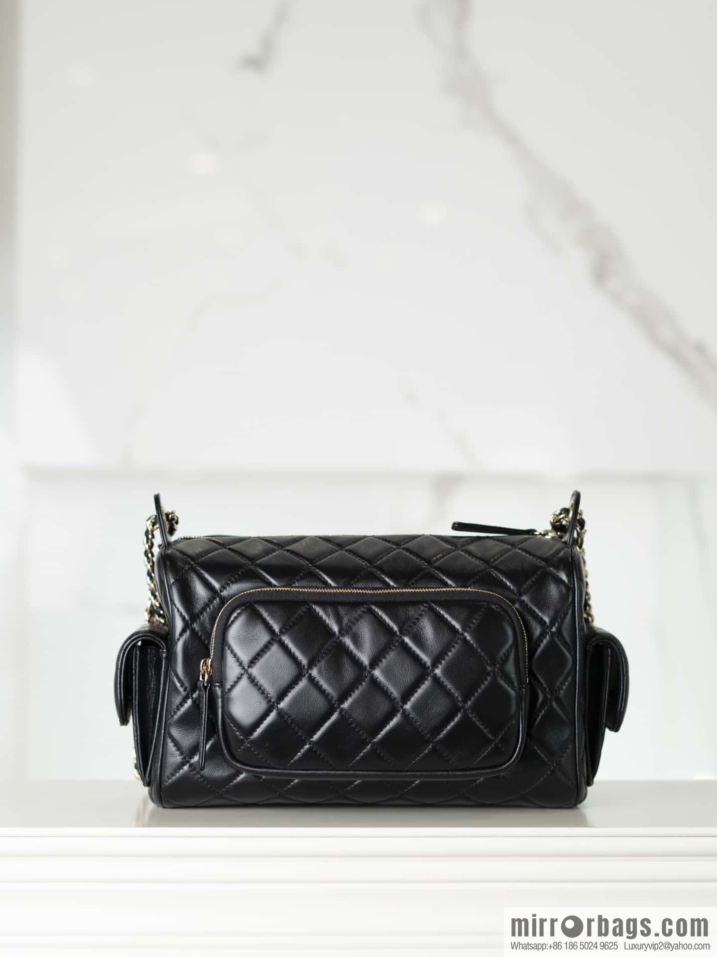 𝐂𝐇𝐀𝐍𝐄𝐋 𝟐𝟒𝐤 Camera Bag, Black Large 📷 AS5156 Black