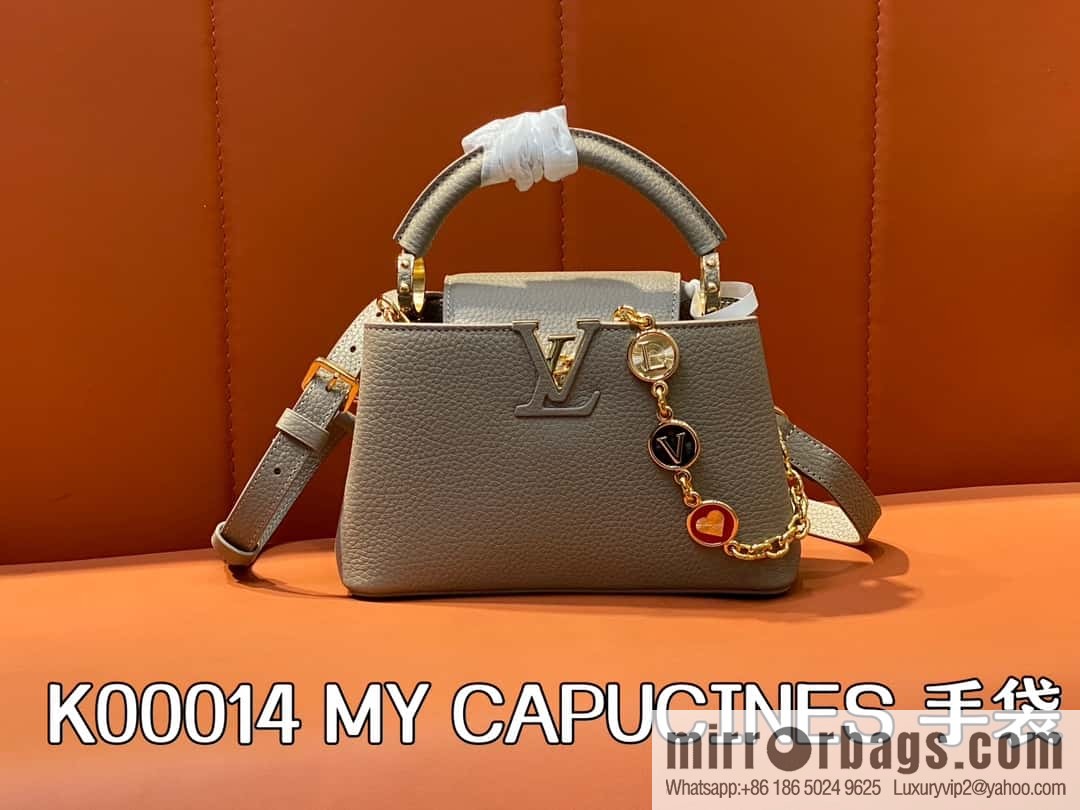 [Original order boutique] K00014 light coffee full leather, chain cap that English series, personalized custom MY CAPUCINES handbag