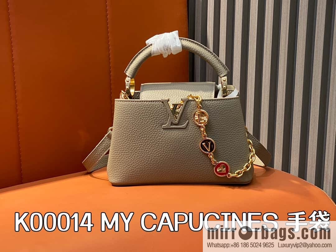 [Original order boutique] K00014 light coffee full leather, chain cap that English series, personalized custom MY CAPUCINES handbag