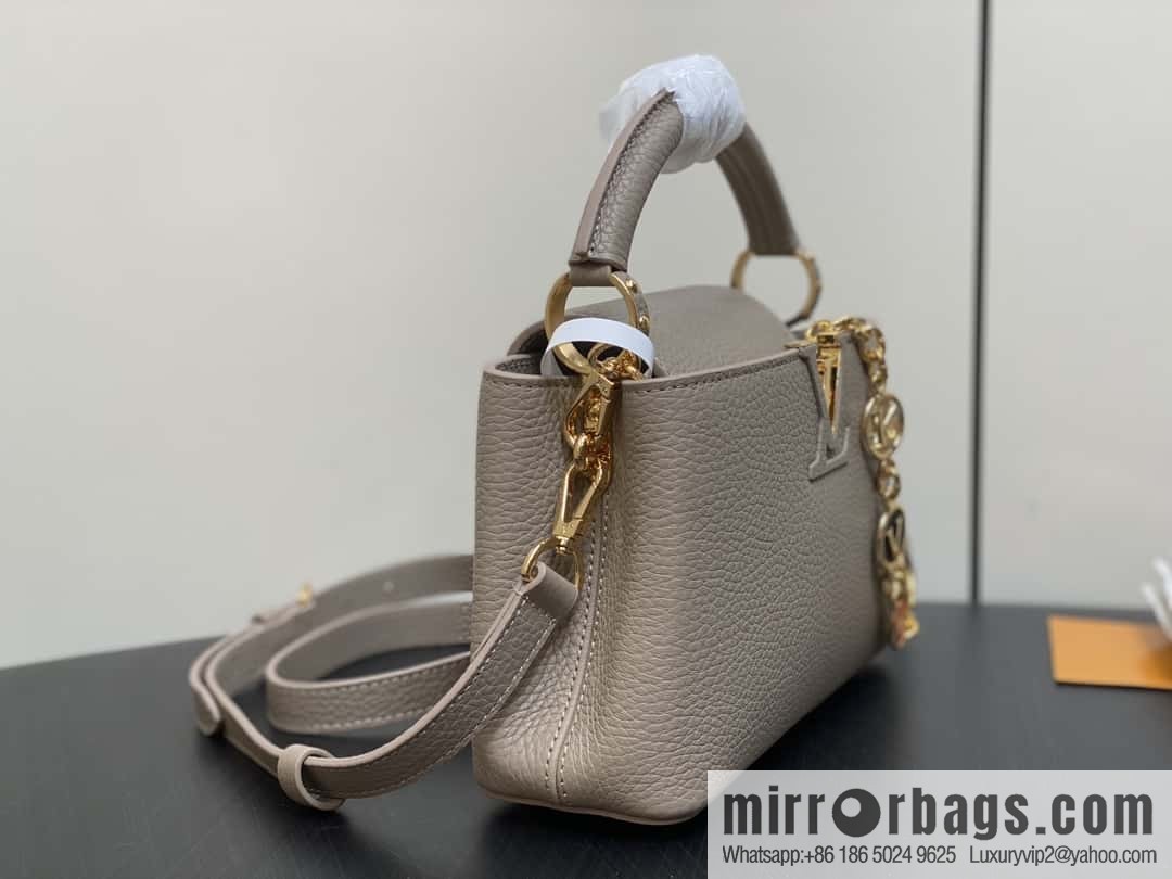 [Original order boutique] K00014 light coffee full leather, chain cap that English series, personalized custom MY CAPUCINES handbag