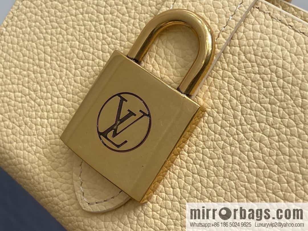 [Original order boutique] M12148 beige, full leather wallet series Portfoille Locky wallet