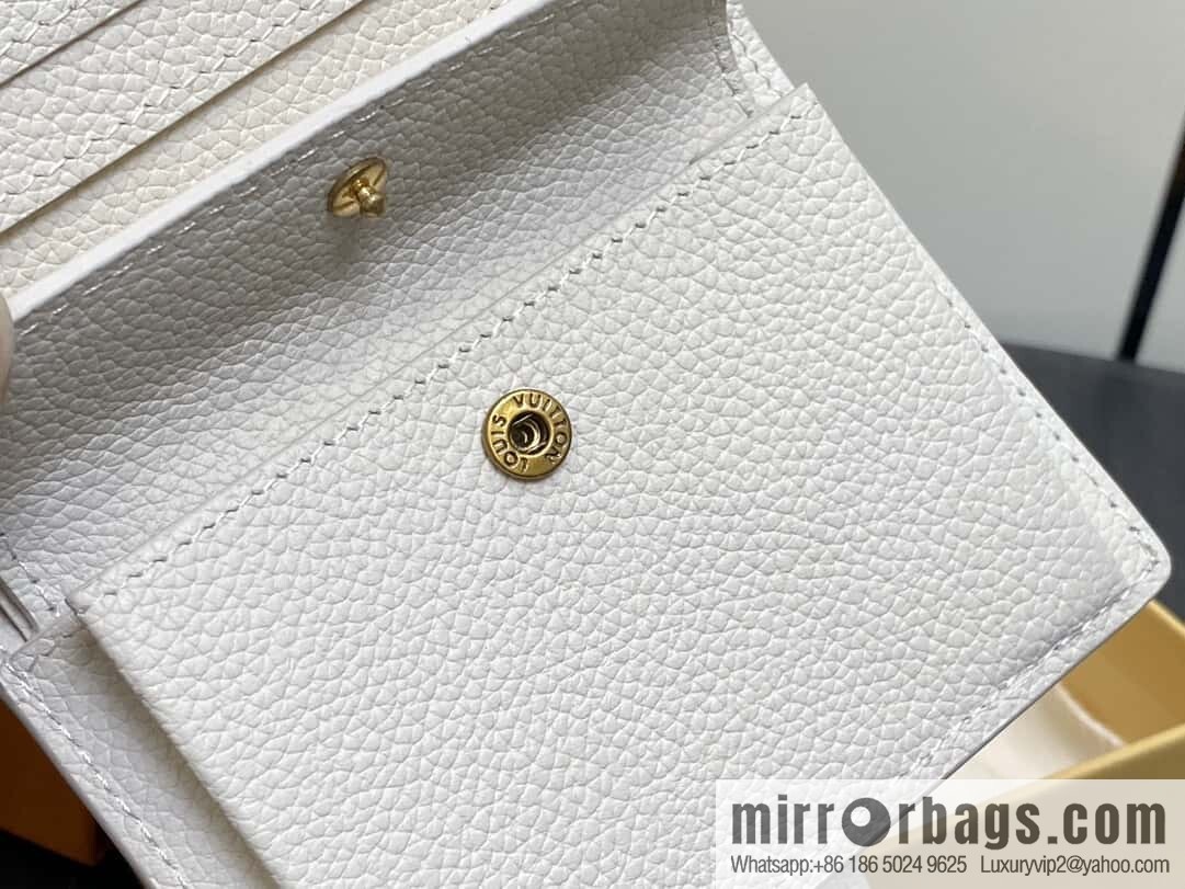 [Original order boutique] M12148 beige, full leather wallet series Portfoille Locky wallet