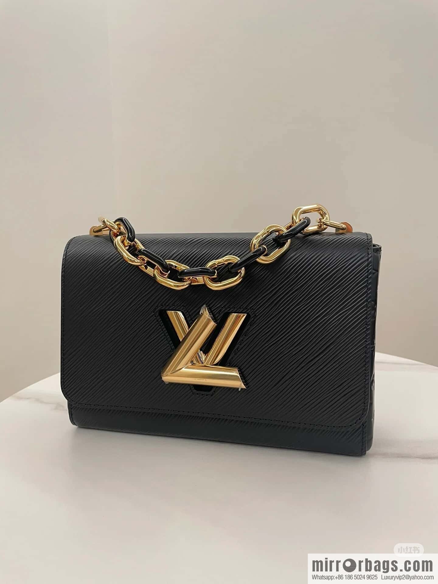 [Original order boutique] M24044 black M24043 brown, water ripple Twist series NEW Twist MM handbag