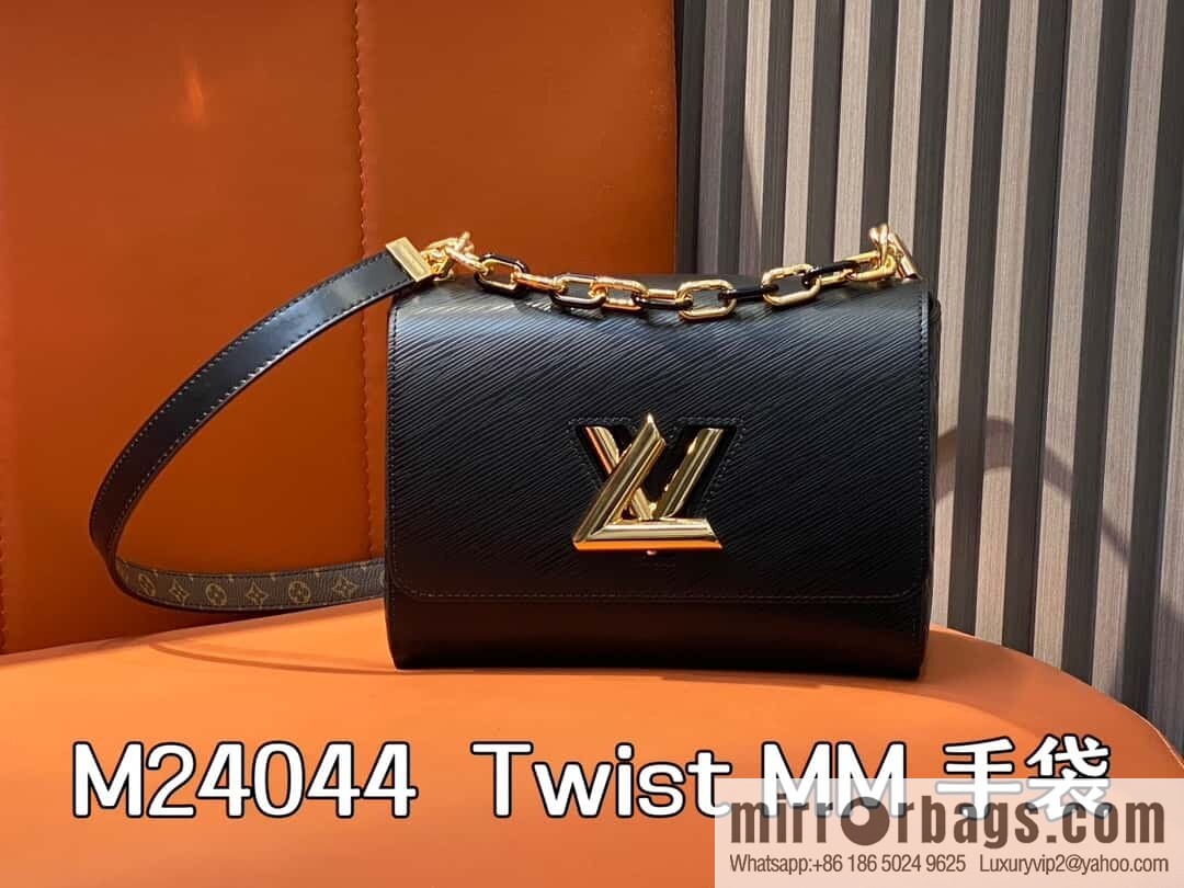 [Original order boutique] M24044 black M24043 brown, water ripple Twist series NEW Twist MM handbag