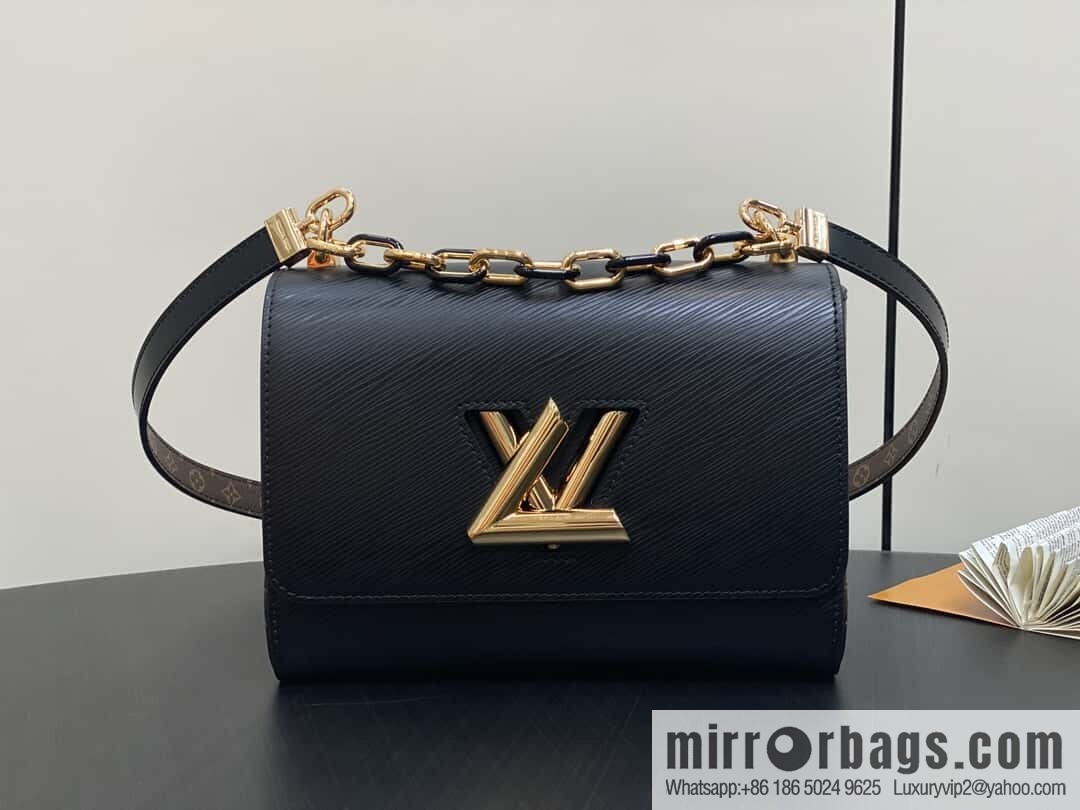 [Original order boutique] M24044 black M24043 brown, water ripple Twist series NEW Twist MM handbag