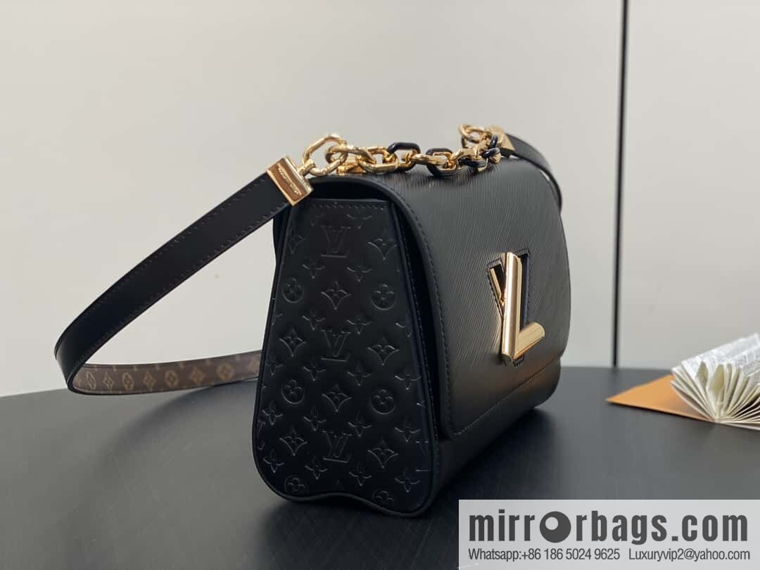 [Original order boutique] M24044 black M24043 brown, water ripple Twist series NEW Twist MM handbag