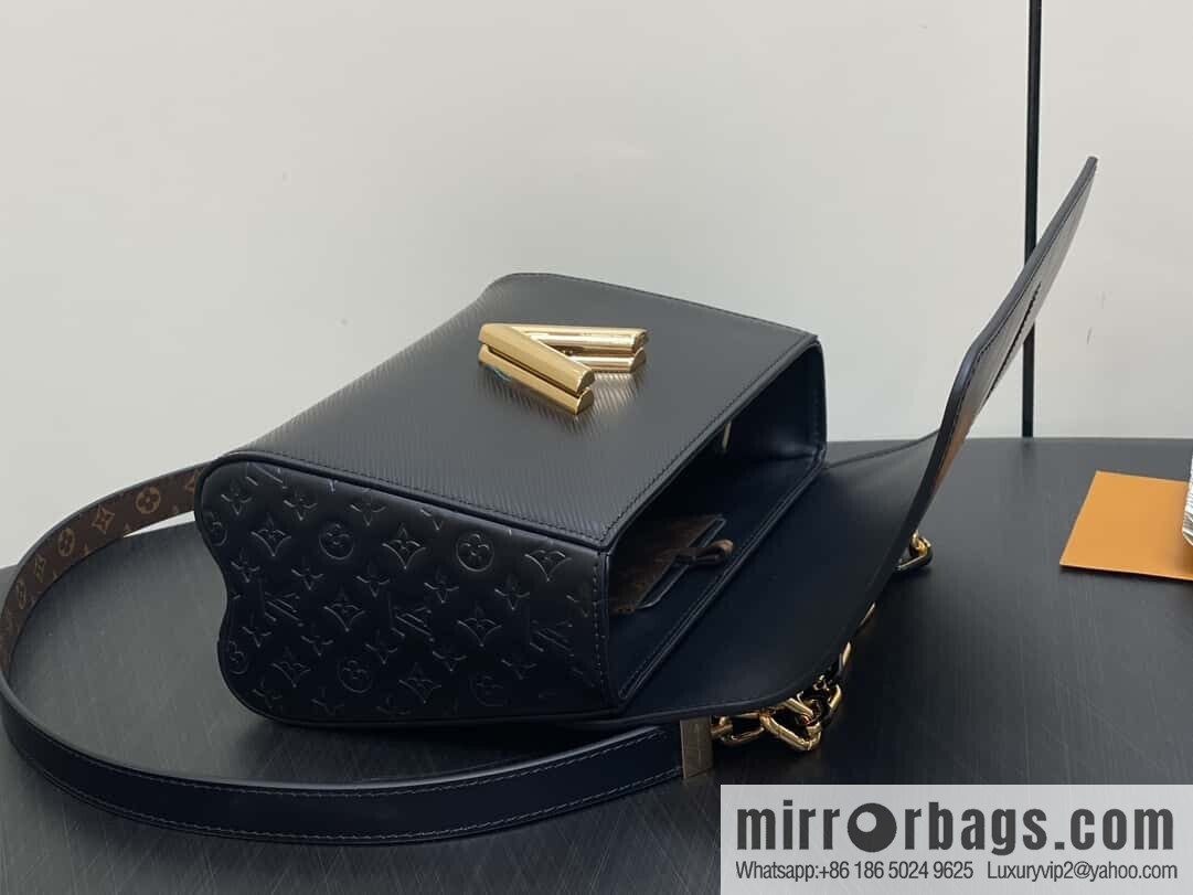 [Original order boutique] M24044 black M24043 brown, water ripple Twist series NEW Twist MM handbag