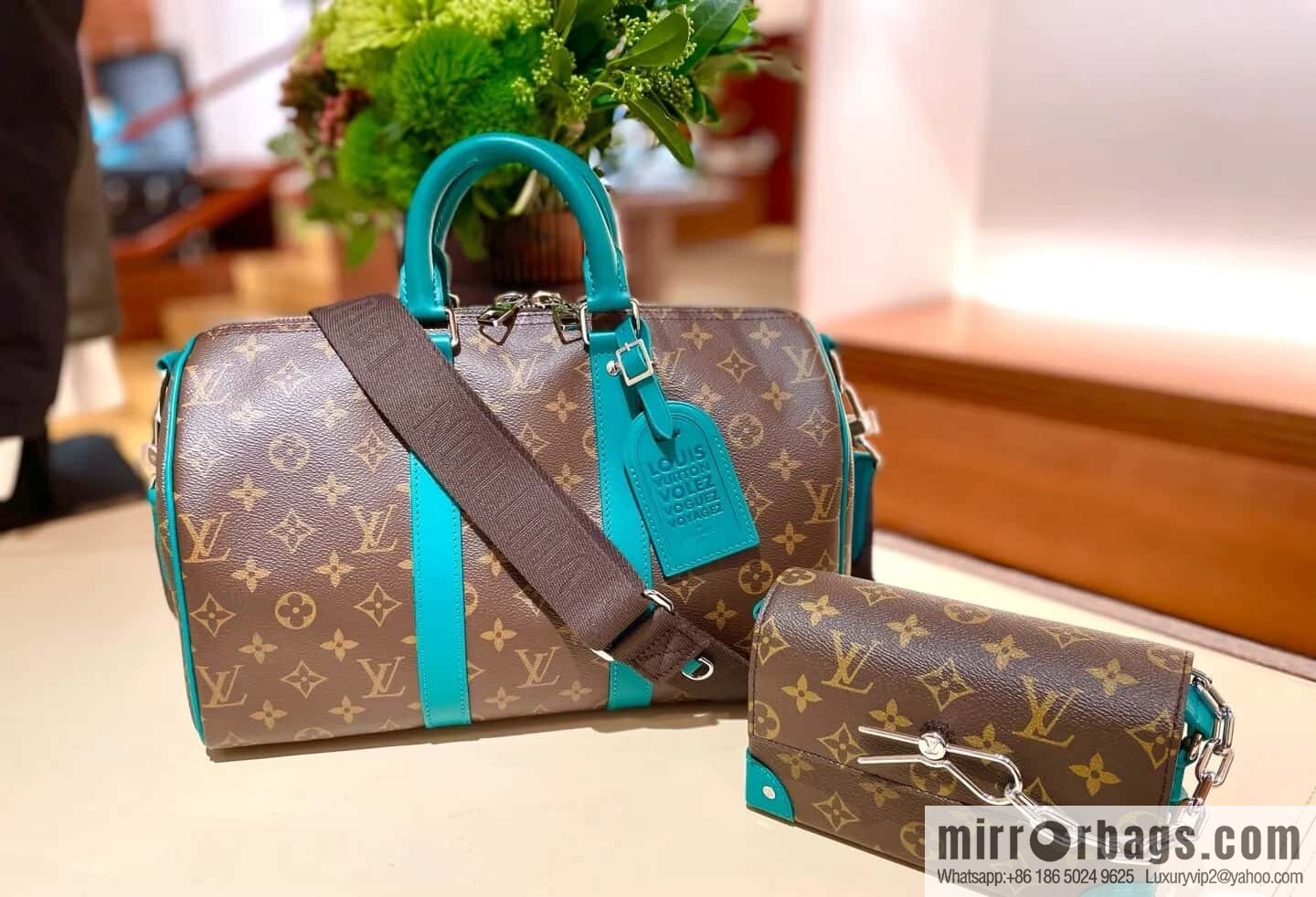[Original order boutique] M13201 presbyopia yellow, travel bag series KEEPALL BANDOULIZRE 35 handbag