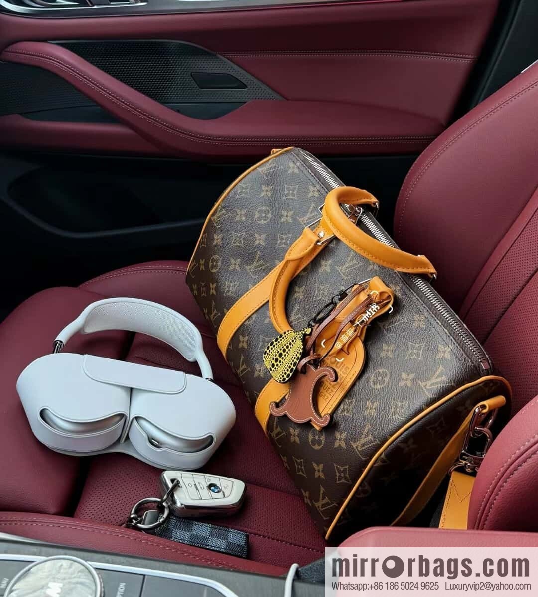[Original order boutique] M13201 presbyopia yellow, travel bag series KEEPALL BANDOULIZRE 35 handbag