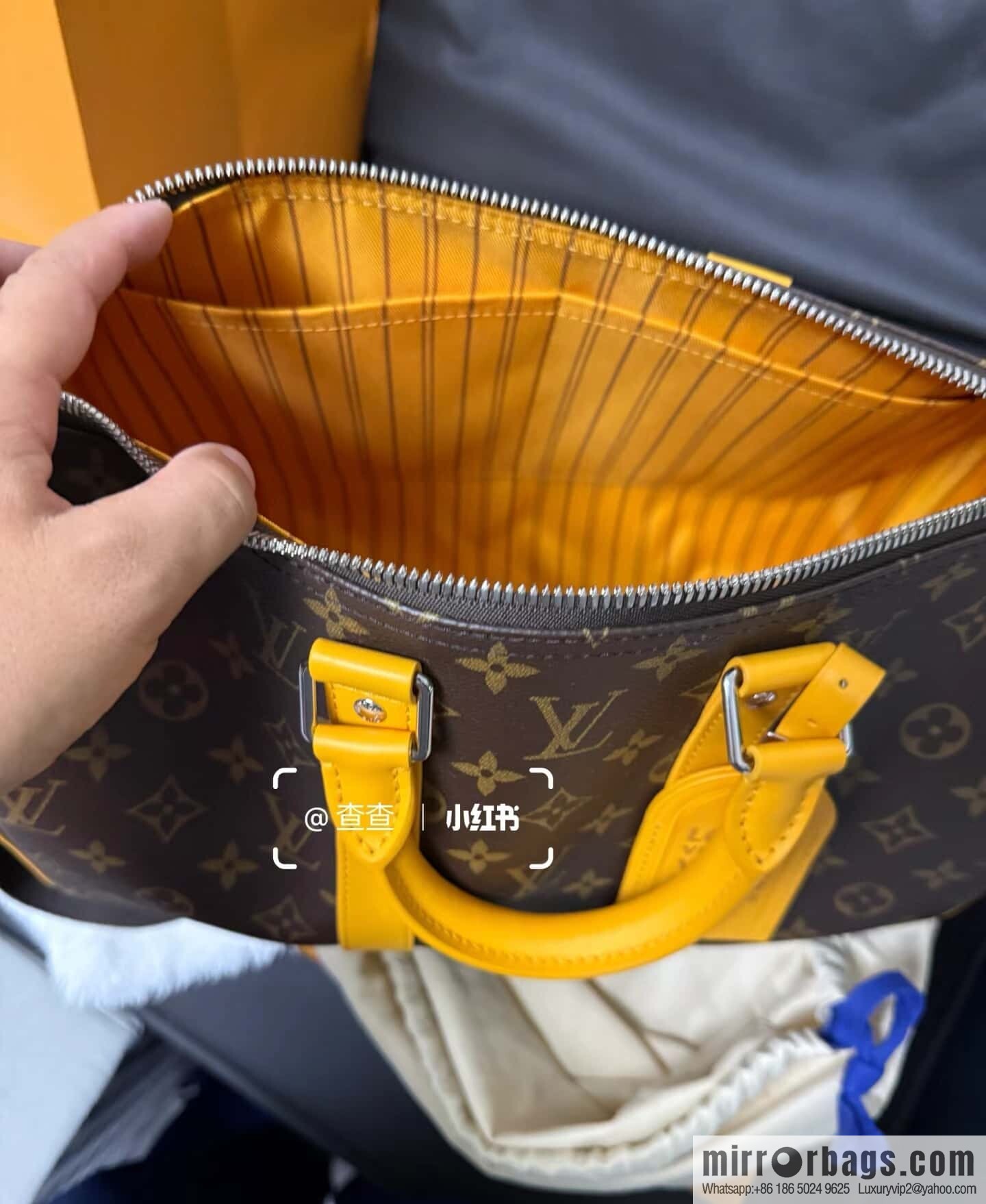 [Original order boutique] M13201 presbyopia yellow, travel bag series KEEPALL BANDOULIZRE 35 handbag