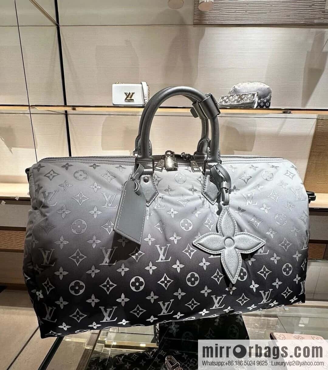 [Original order boutique] M12067 silver down, travel bag series, ski series KEEPALL BANDOULIZRE 45 travel bag