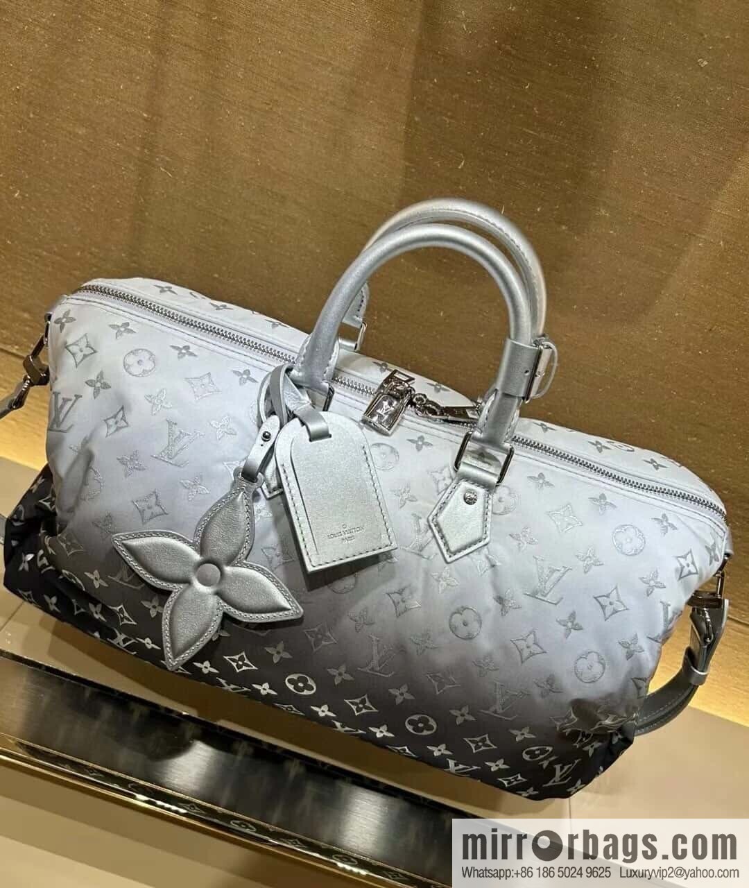 [Original order boutique] M12067 silver down, travel bag series, ski series KEEPALL BANDOULIZRE 45 travel bag