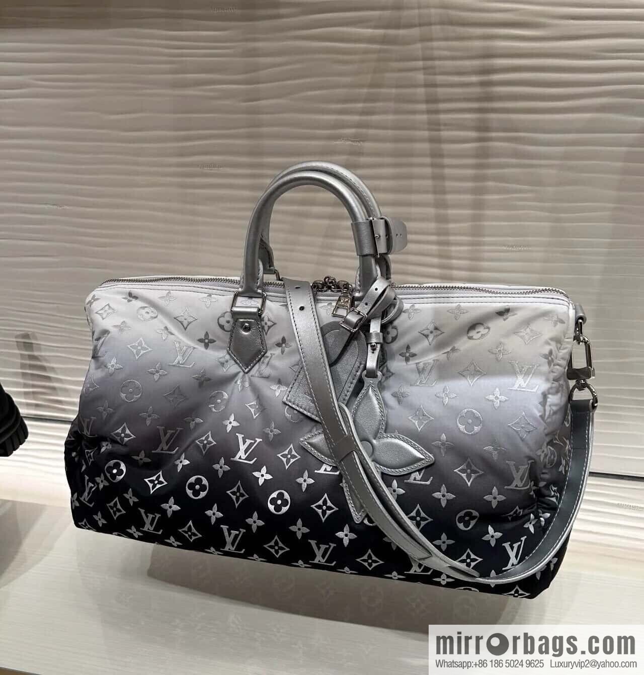 [Original order boutique] M12067 silver down, travel bag series, ski series KEEPALL BANDOULIZRE 45 travel bag